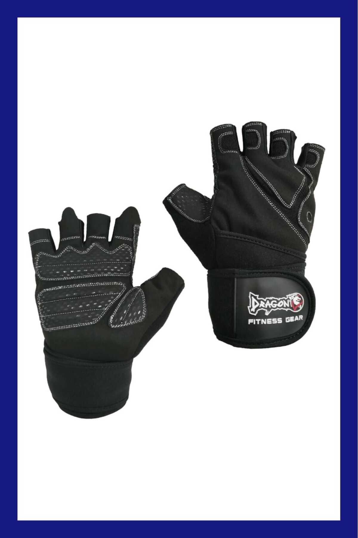 Dragondo W8013 - Bilek Destekli Body & Ağırlık & Halter & Bisiklet & Sporcu & Fitness Eldiveni/Gloves Giftoon
