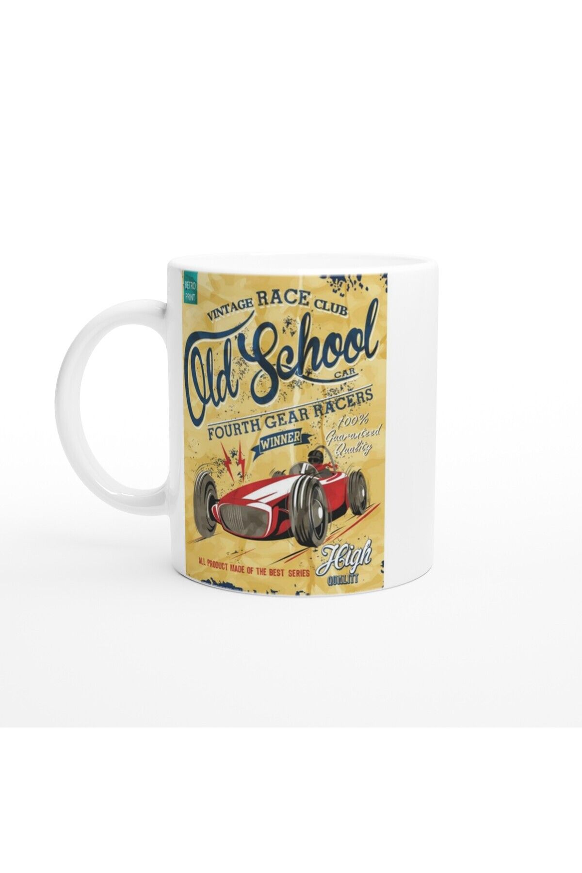 DERWARDEIN Old School Yarış Kulübü Kupa Bardak