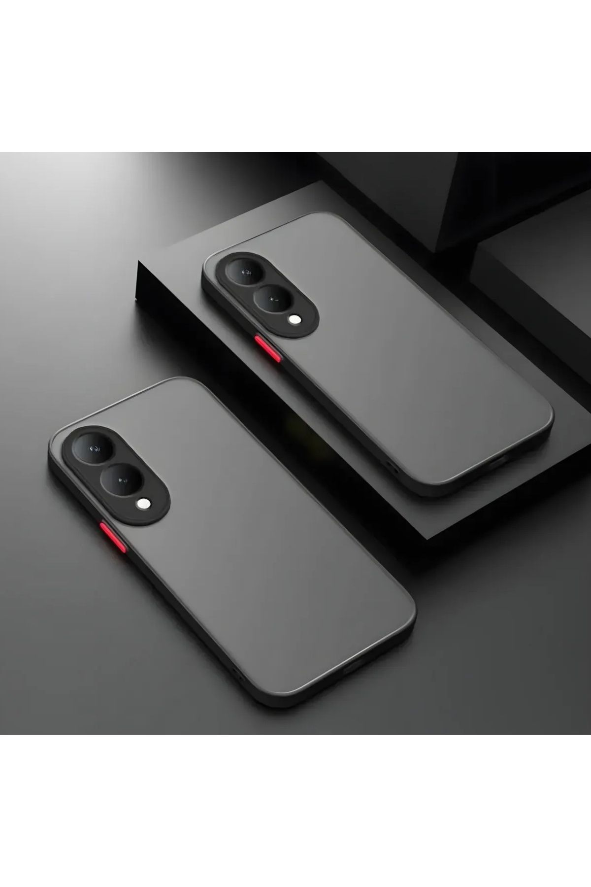 m.tk moveteck Samsung Galaxy S25 Edge Kılıf Mat Parmak izi Yapmaz Kamera Korumalı Renkli Tuşlu Sert Silikon Kapak