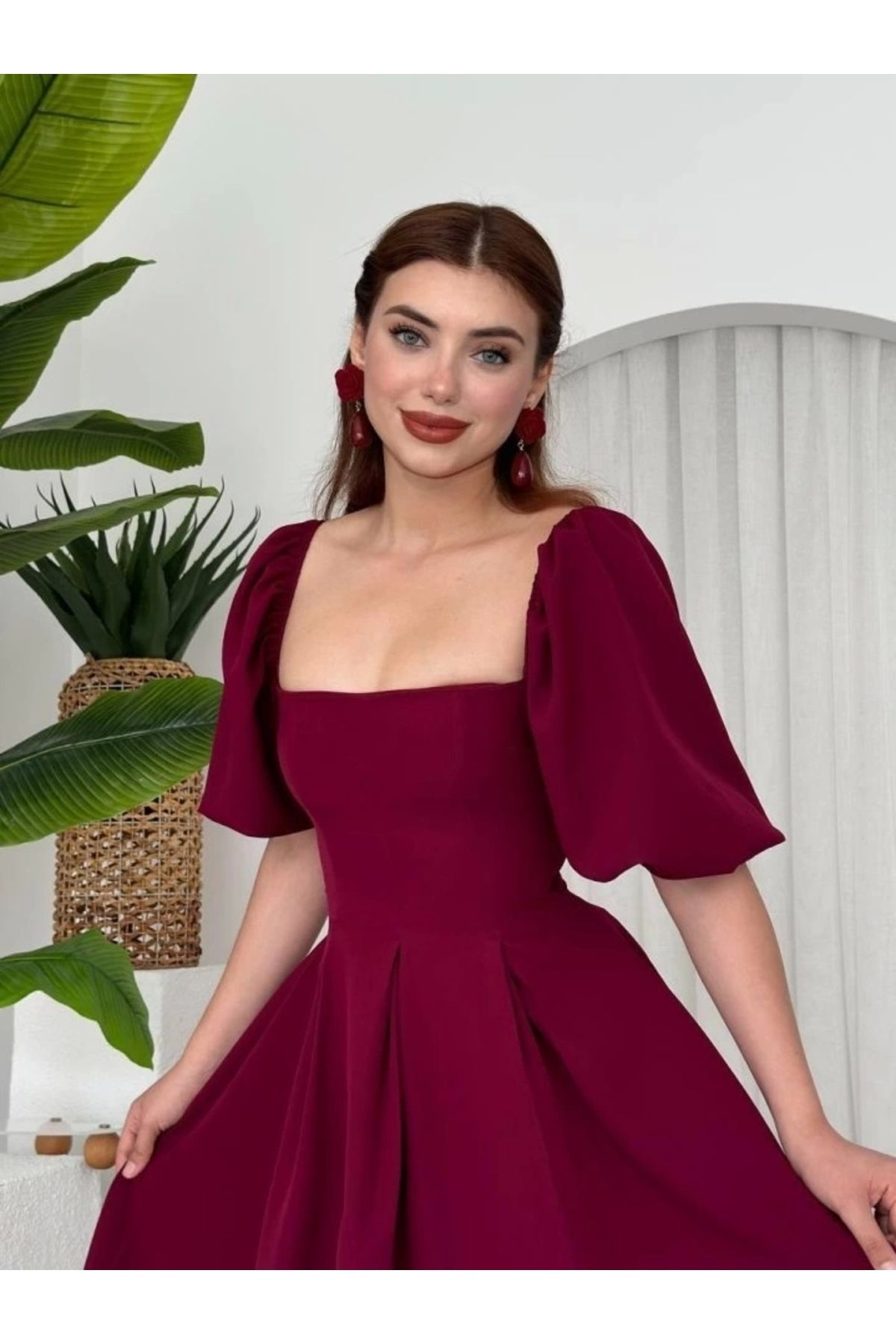 Butik Jama Midi Boy Elbise