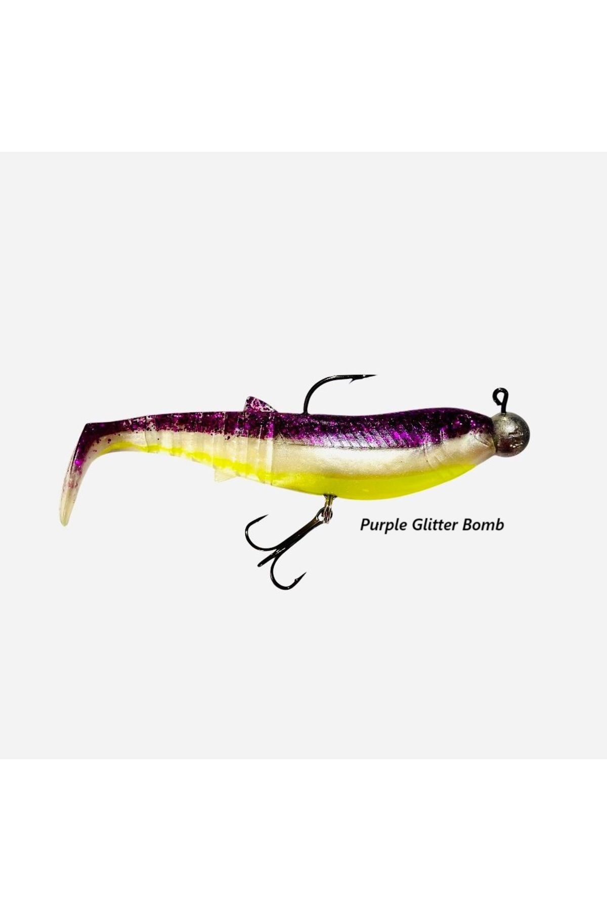 Savage Gear Cannibal Sahd Hazır Zokalı Silikon Yem 12.5cm 32gr (Modifiyeli) Purple glitter