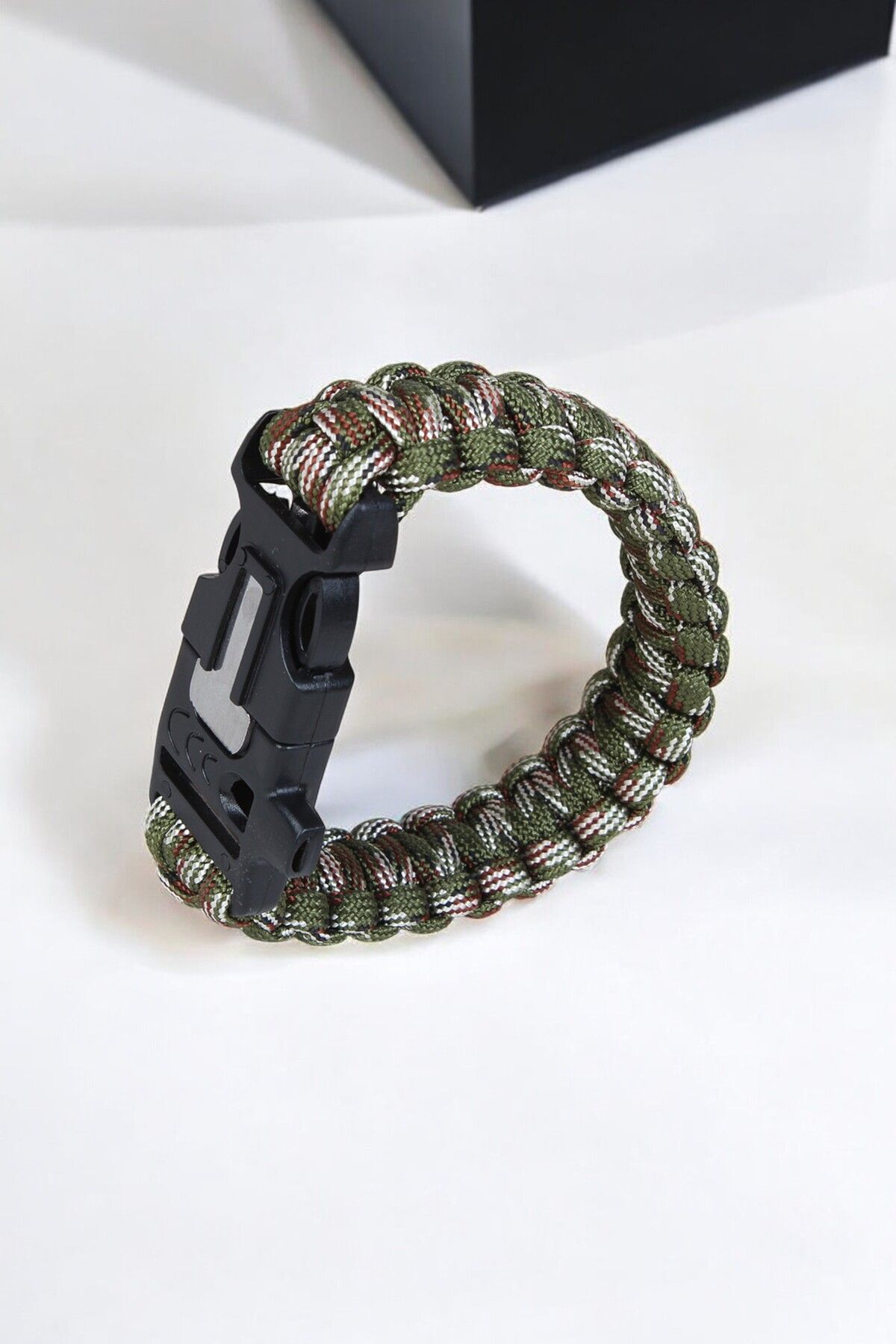 SerenityHaven Paracord Cobra Survıval Kamuflaj Bileklik