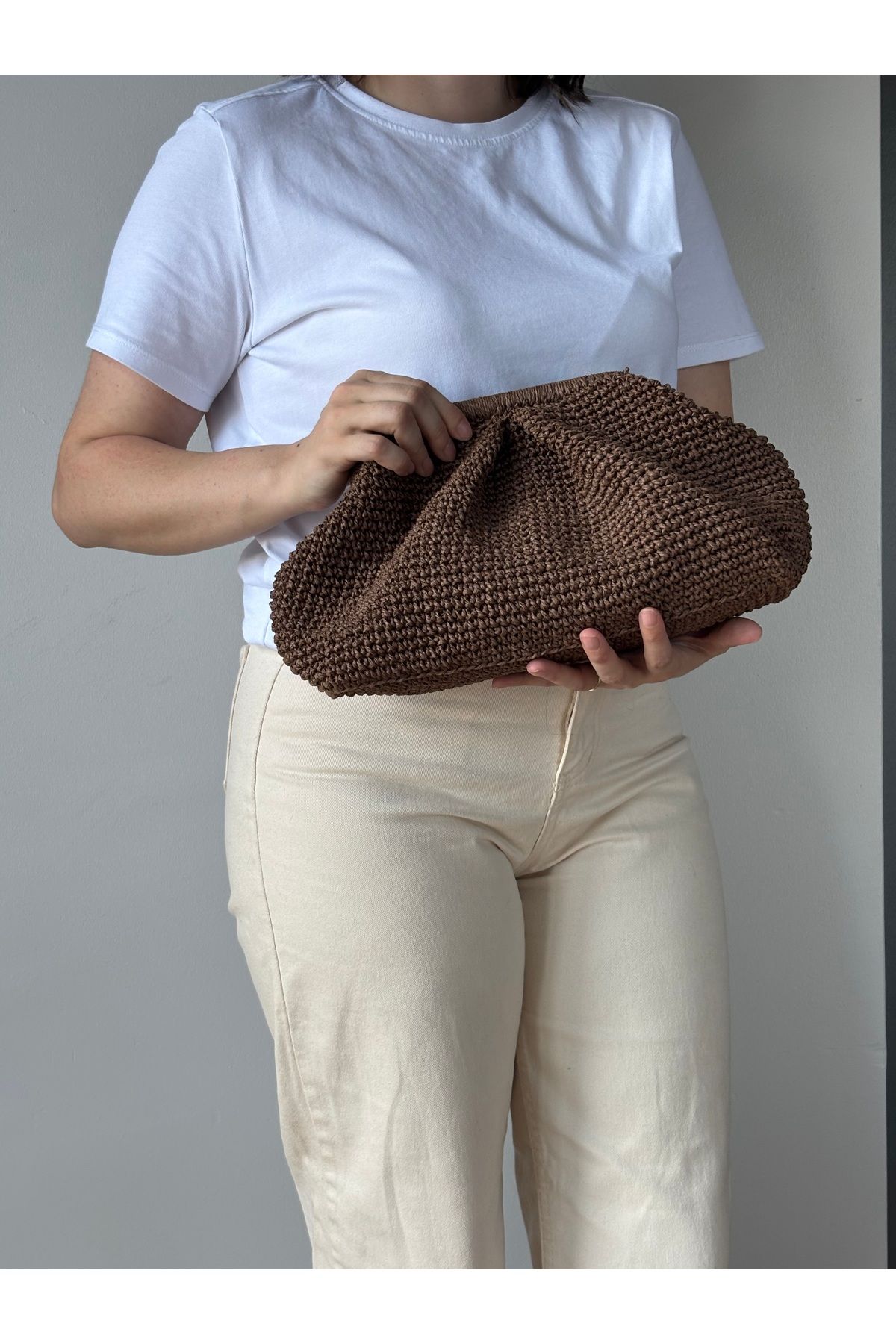 MSM Çanta/ El Örgüsü Çanta / El Yapımı Çanta / Yazlık Çanta /burslu Clutch Çanta /clutch Bag /saddle Bag