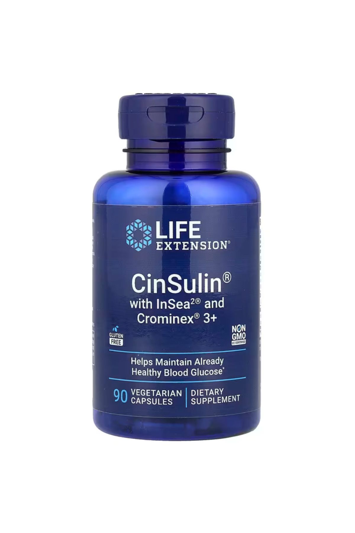 Life Extension , CinSulin with InSea2 and Crominex 3+, 90 Vegetarian Capsules
