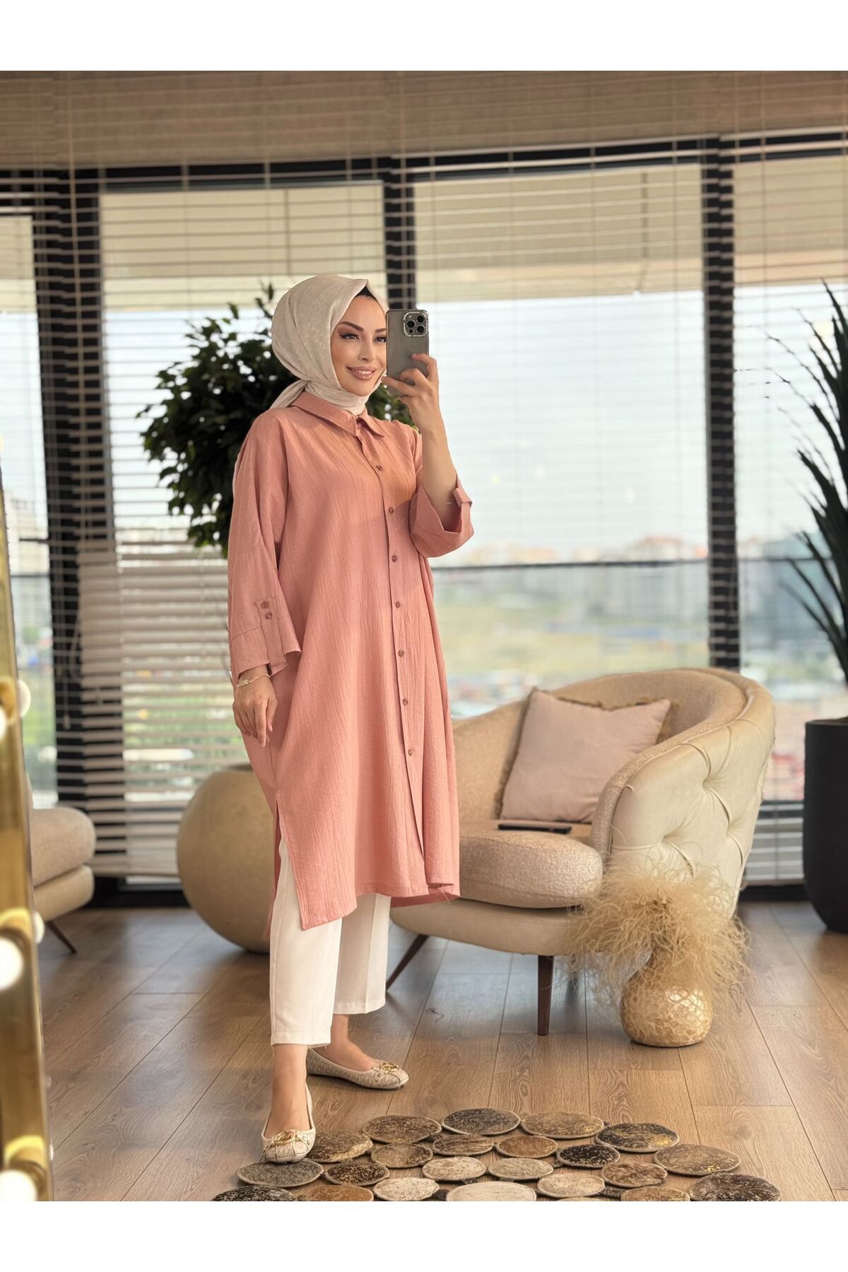 ALANURMODA Kurtarıcı Uzun Tunik