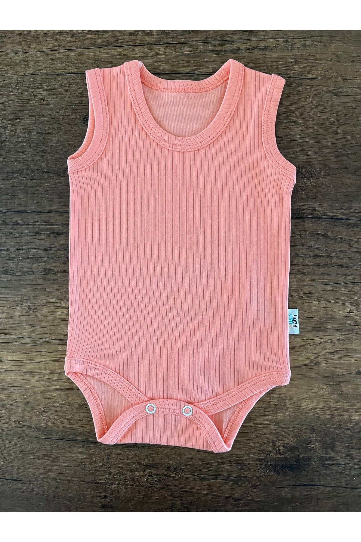 SHOPNEST 1 Adet Kolsuz Kız Erkek Bebek Badi Body Zıbın Alttan Çıtçıtlı Bisiklet Yaka Yenidoğan Bayram