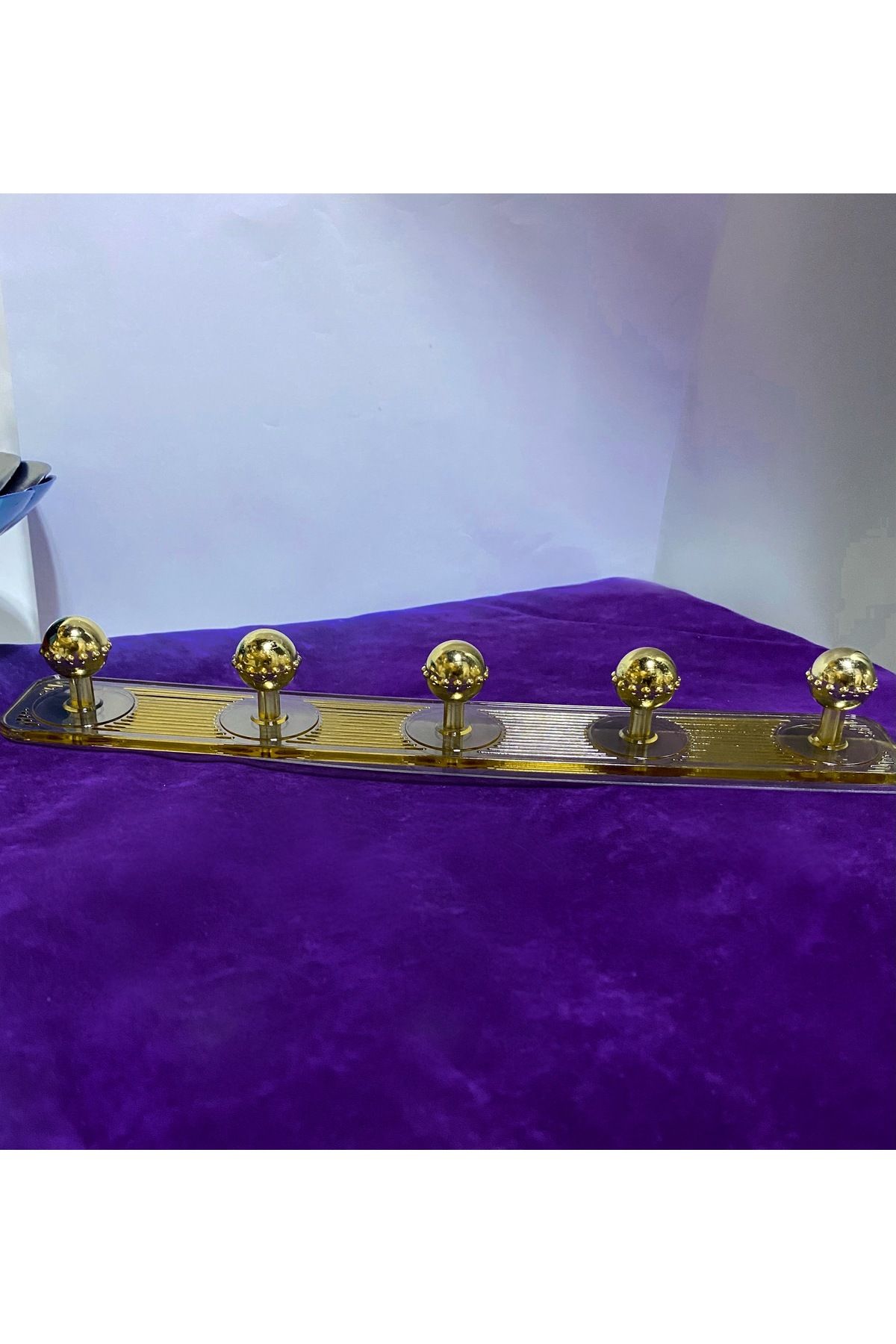 abnturk 5 Toplu Yapışkanlı Gold Askı 28 Cm