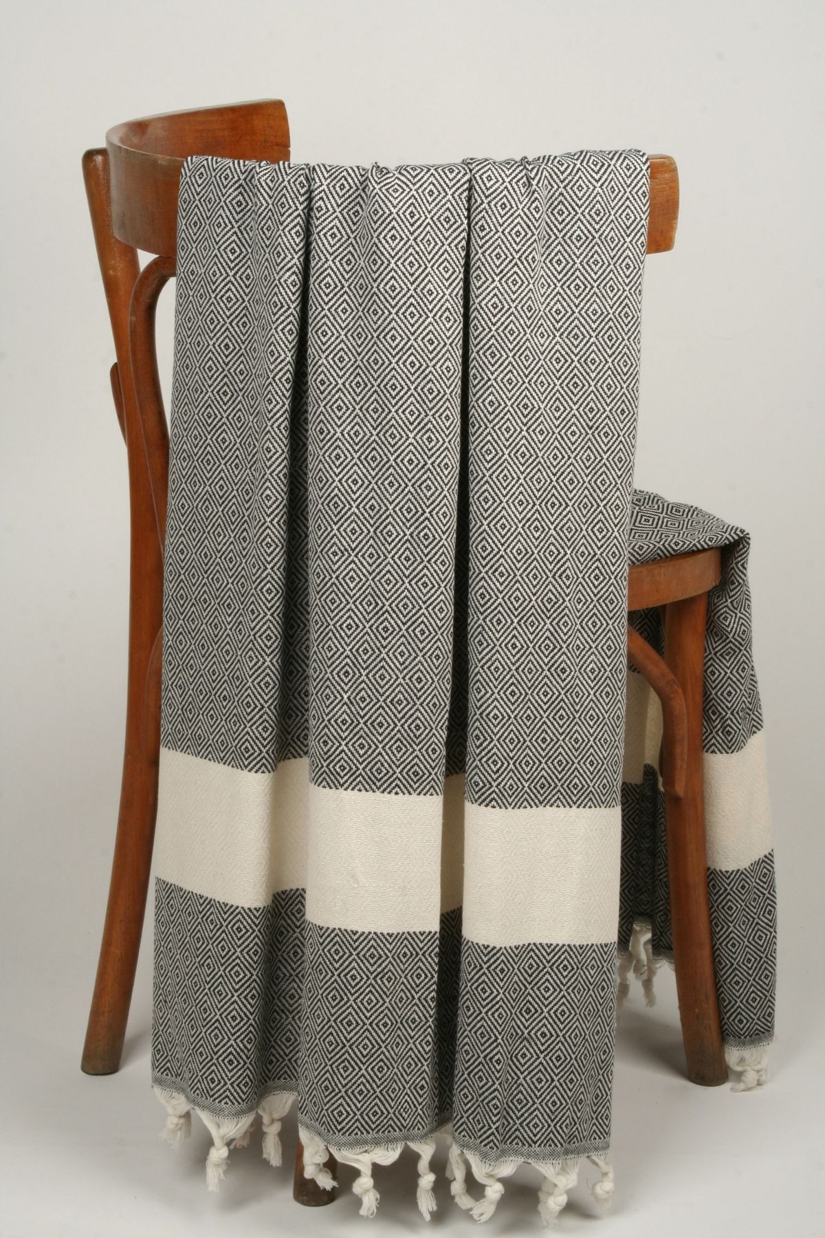 İKBAL TEXTILE Swan Dokuma Plaj Havlusu/Peştemal (%100 Pamuk)
