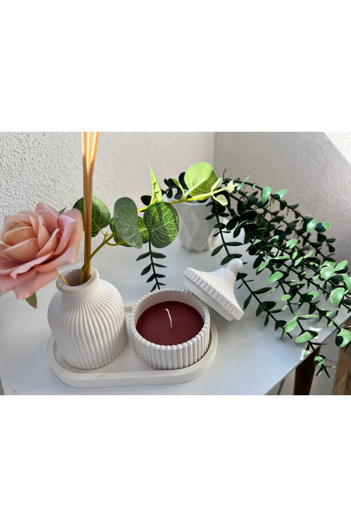 Meirs co MeirsCo Red Candles Set