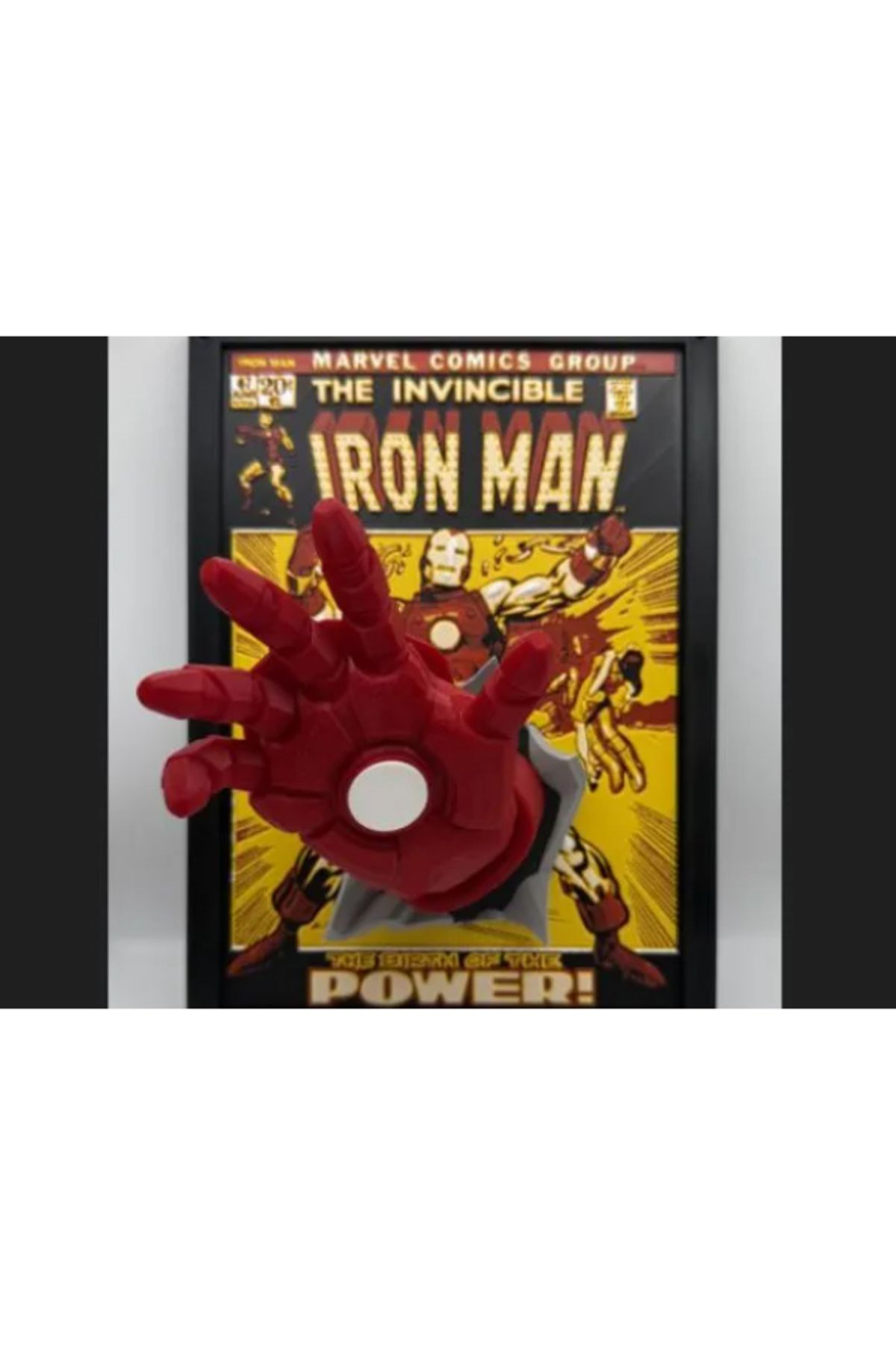 NOMOTHETIC Iron Man Duvar Dekoru – Hue Forge Kapağı Tasarımı