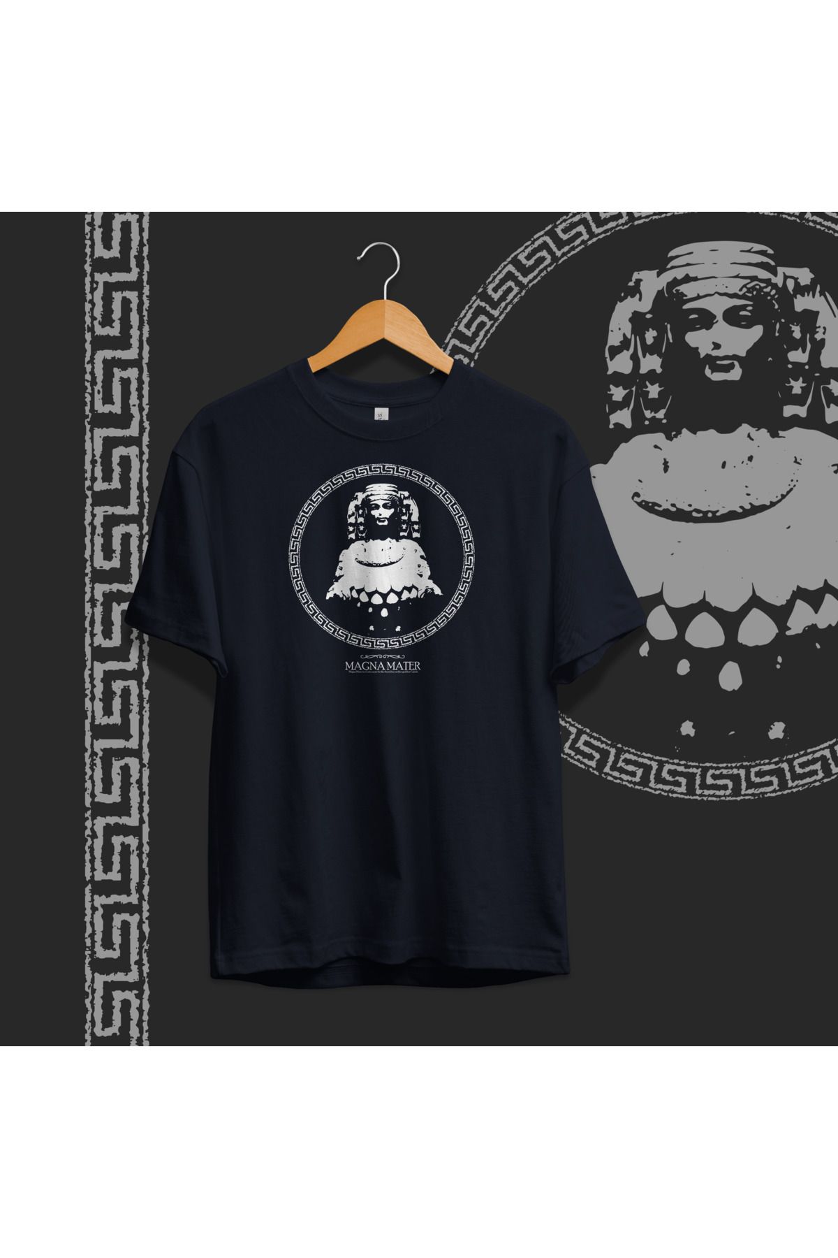 Hystoric Wear Efes Artemis'i Baskılı Basic T-shirt