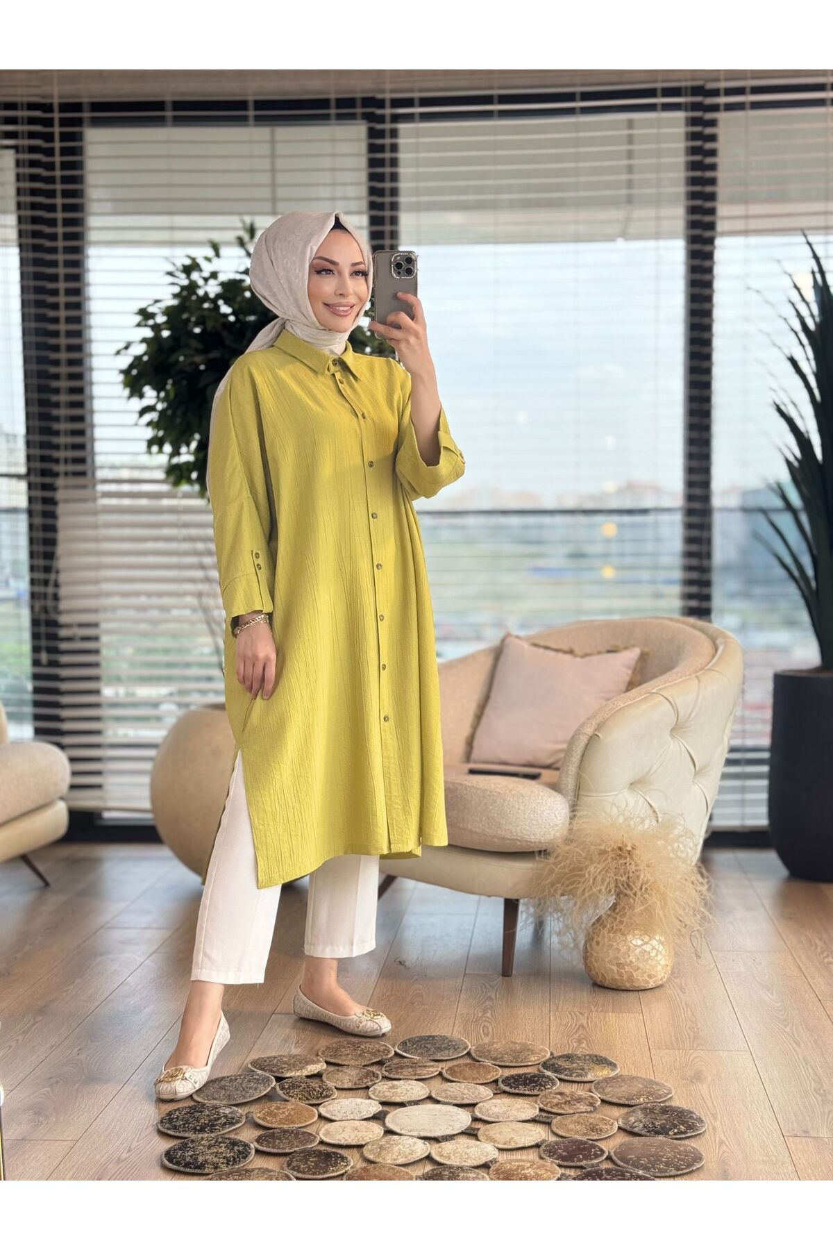 ALANURMODA Kurtarıcı Uzun Tunik