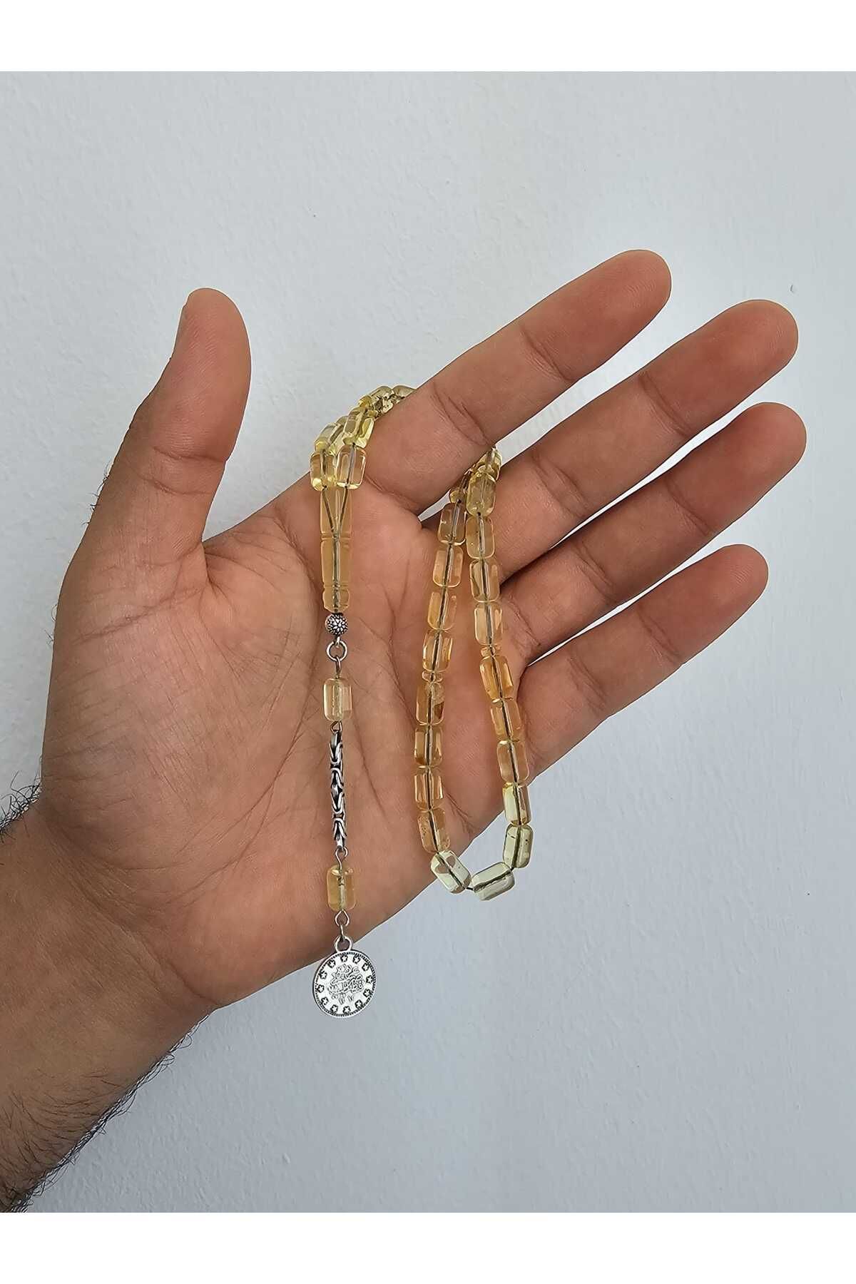Zivazer Store Doğal damla kehribar 33'lük kapsül kesim 9x6mm