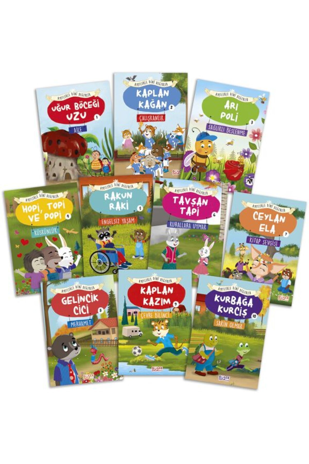 Destek Yayınları Ayetlerle Dini Değerler Set (10 Kitap)