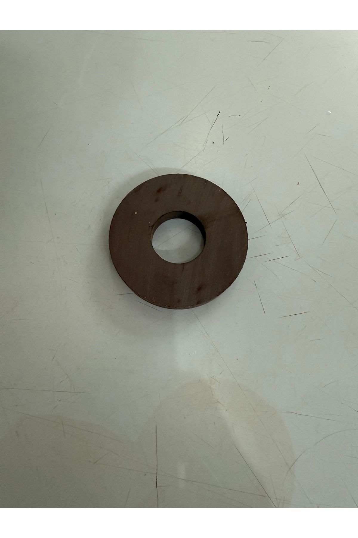 KanatMıknatıs Delikli Ferrit Mıknatıs 50/00/22/6mm 10 adet