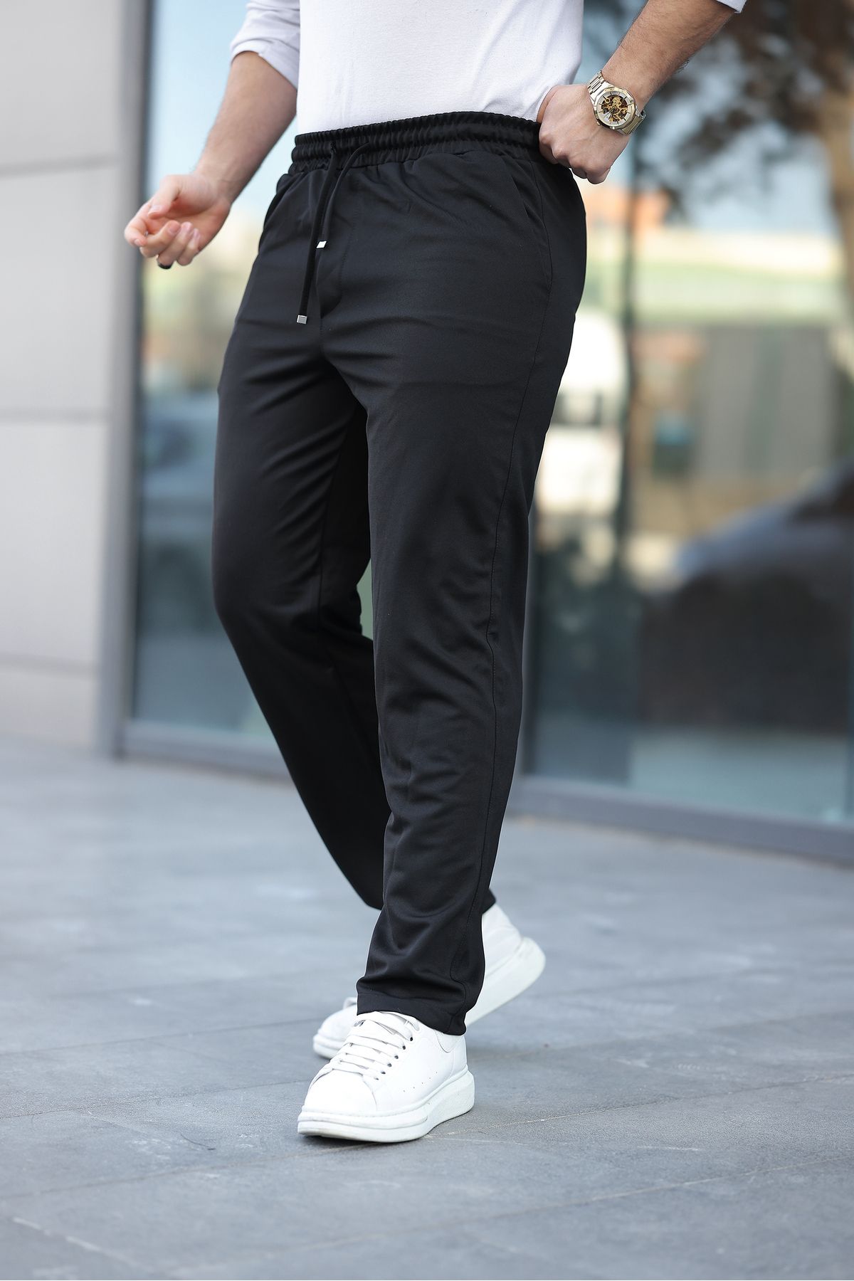 Renvo butik Erkek Jogger Eşofman Altı – Lastikli Paça – Rahat Kalıp