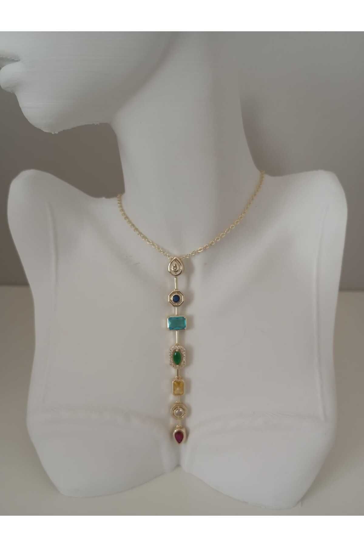 sessjewelry Y Kolye yedi çakra