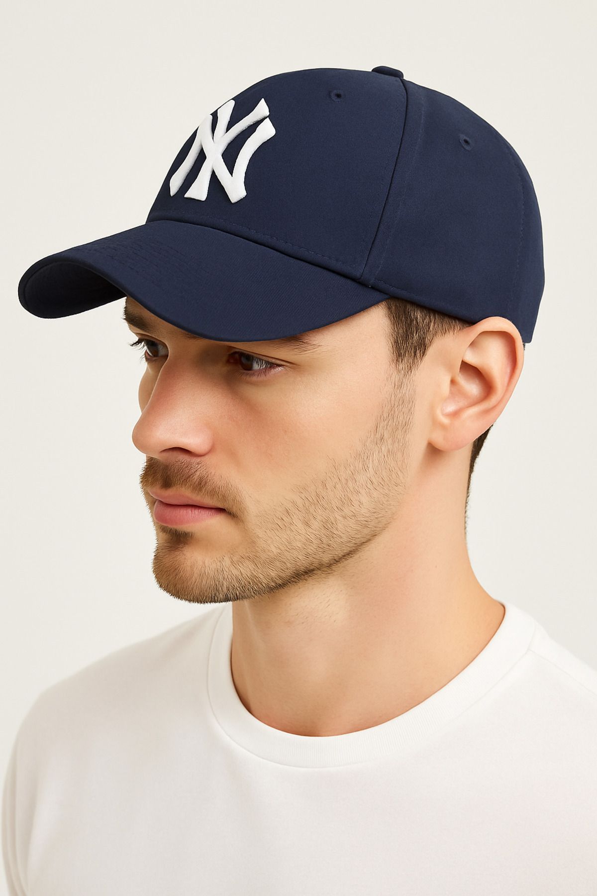 CosmoOutlet Erkek Lacivert New York Logolu Şapka Ayarlanabilir Spor Baseball Kep