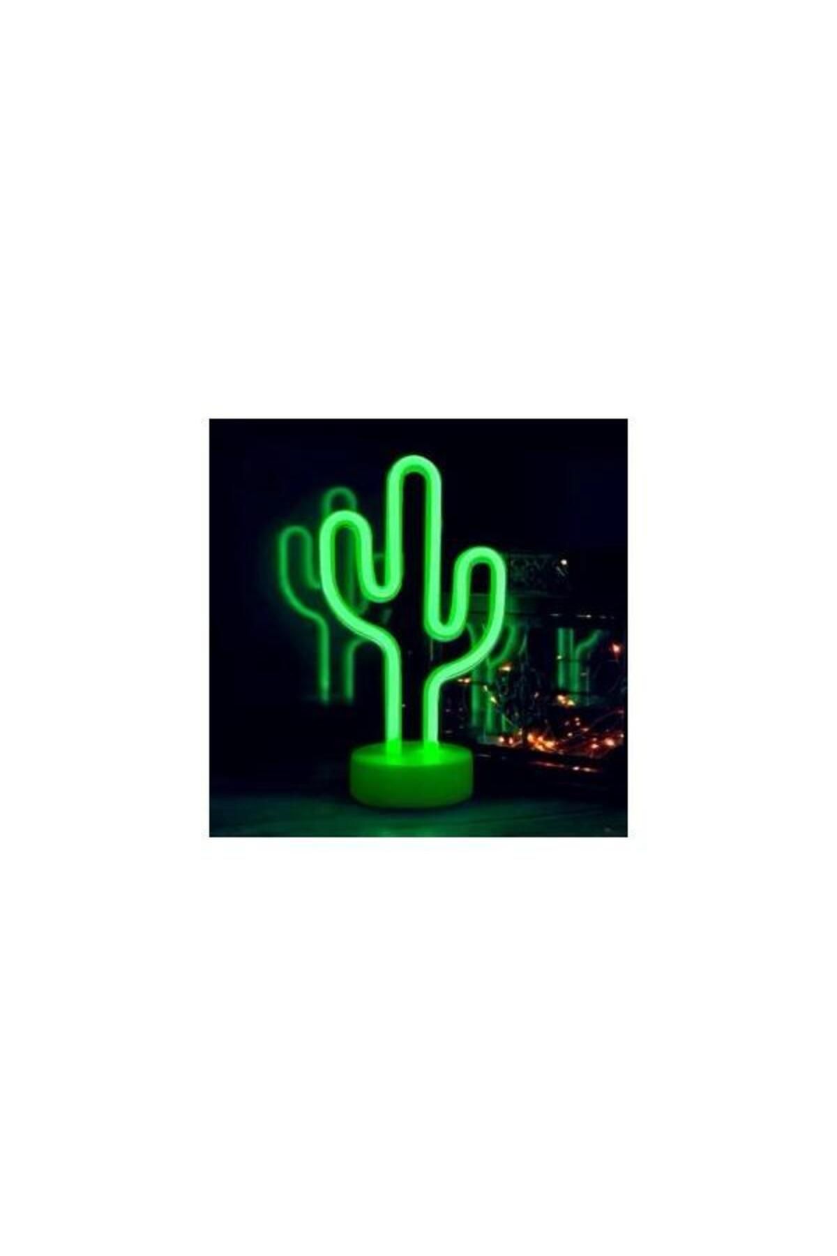 Home DEKORATİF KAKTÜS NEON LAMBA LED IŞIKLI USB'Lİ PİLLİ DEKORATİF GECE LAMBASI