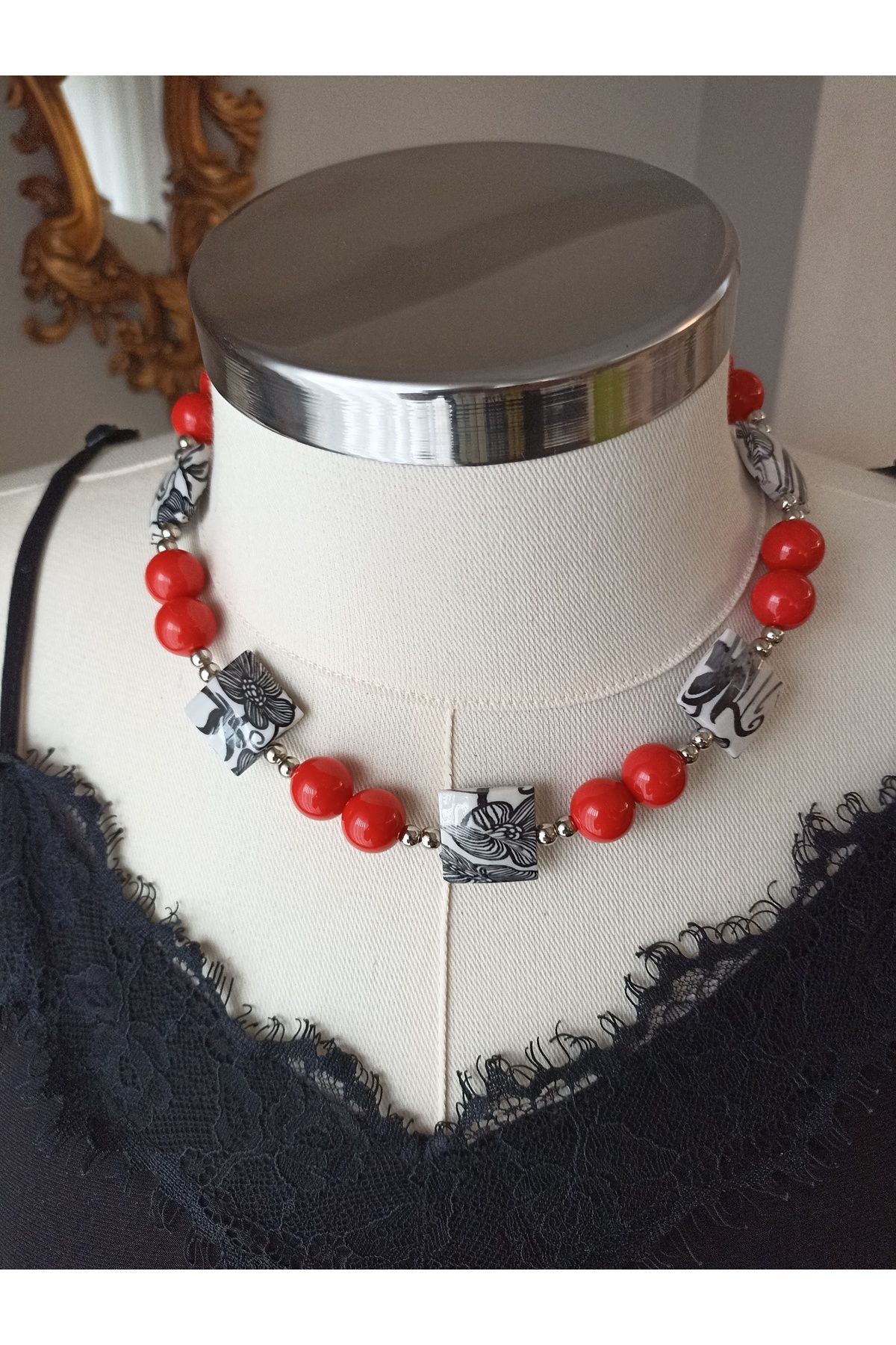 ida design store El Yapımı Boncuk Kolye
