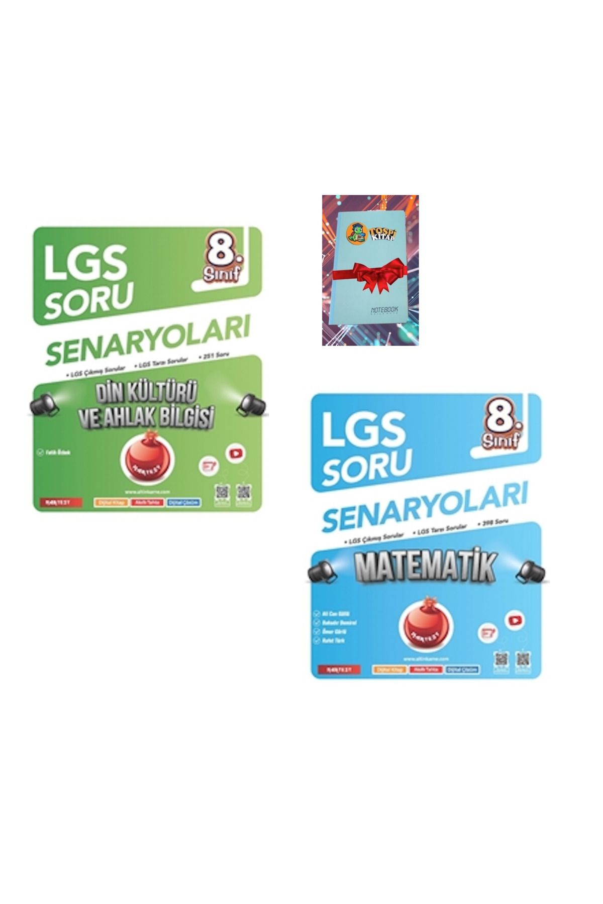 Nartest Yayınları 8. Sınıf Lgs Soru Senaryoları DİN KÜLTÜRÜ + MATEMATİK ( NOT DEFTERİ HEDİYE)