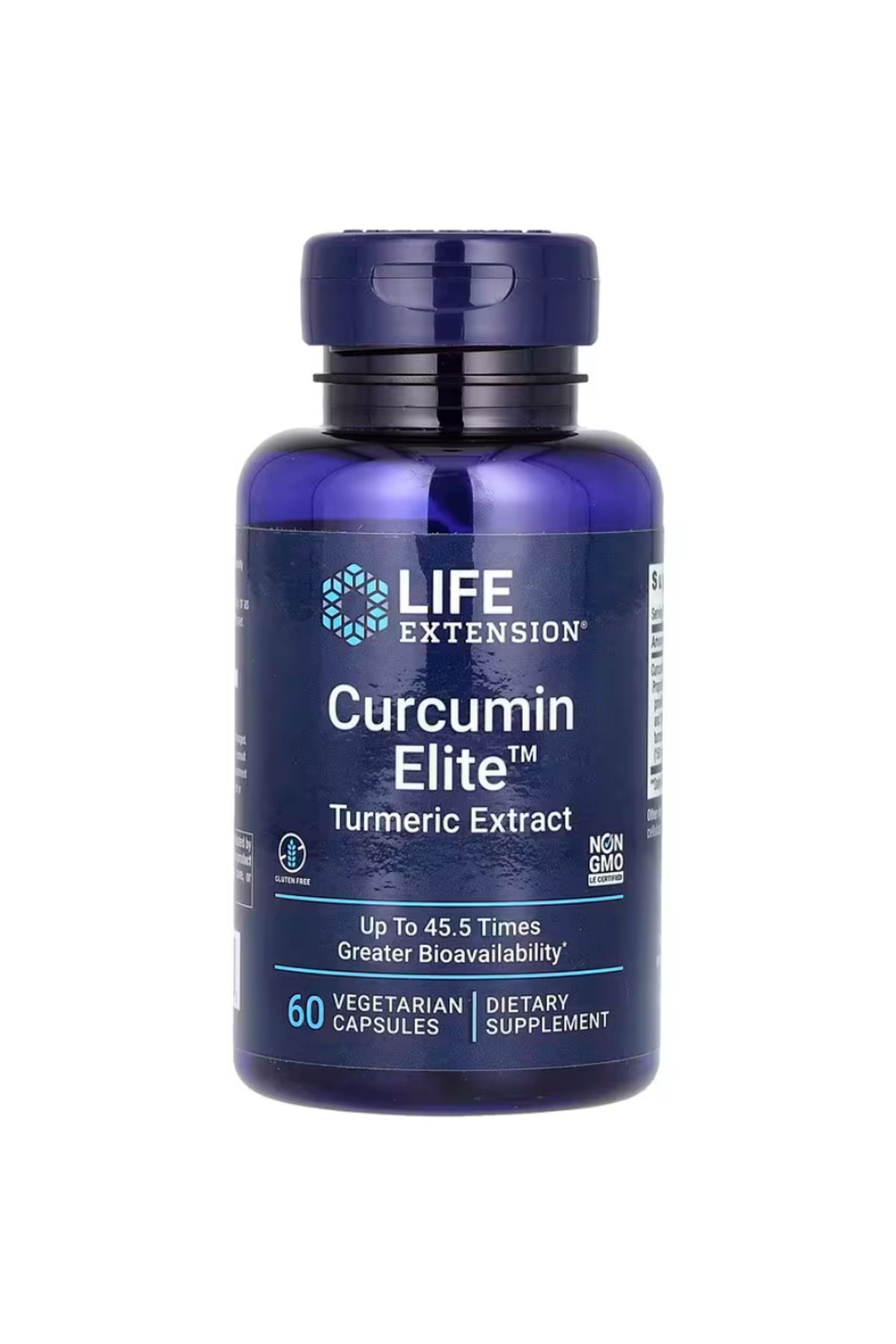Life Extension , Curcumin Elite, Turmeric Extract, 60 Vegetarian Capsules