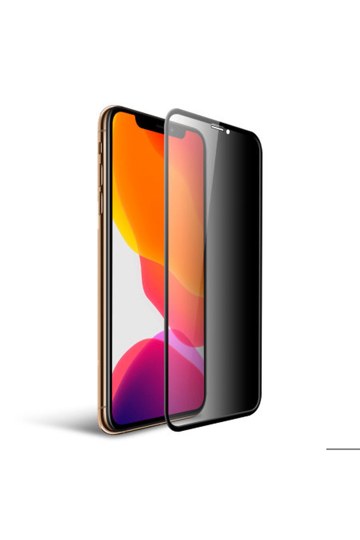 Karışık iphone 14 Pro Uyumlu Gizli Hayalet Tam Kaplayan Ekran Koruyucu