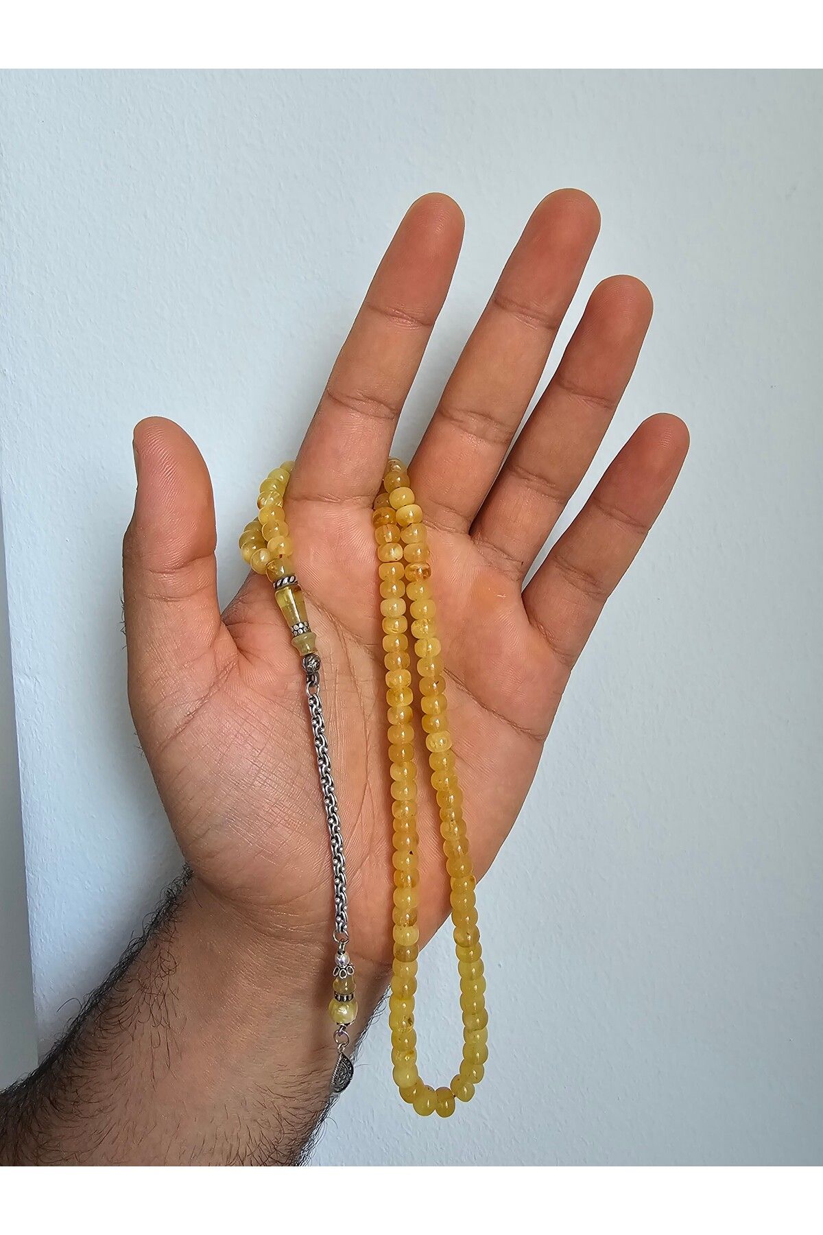 Zivazer Store 99'luk doğal damla kehribar tekerlek kesim 6x4,5mm