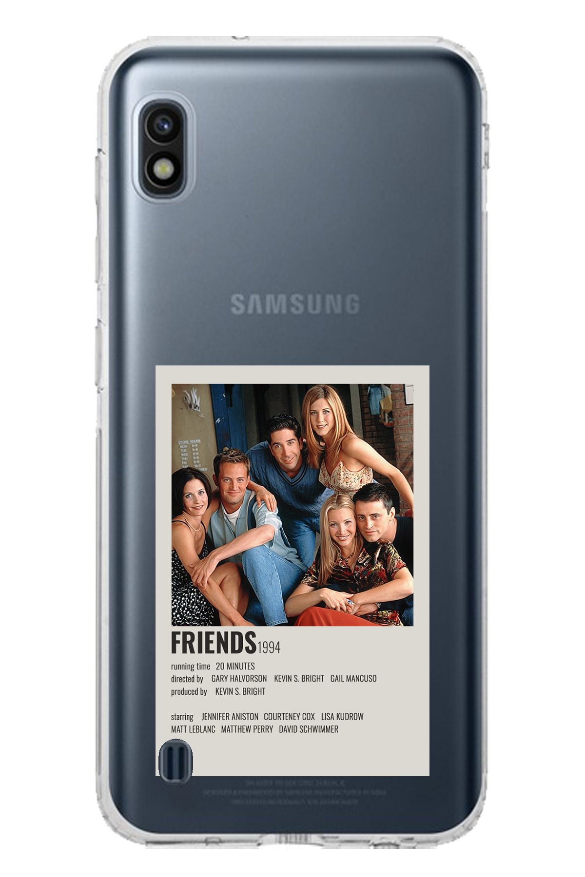 TechTree Samsung Galaxy A10 Uyumlu Friends Mini Poster Tasarımlı Şeffaf Silikon Kılıf