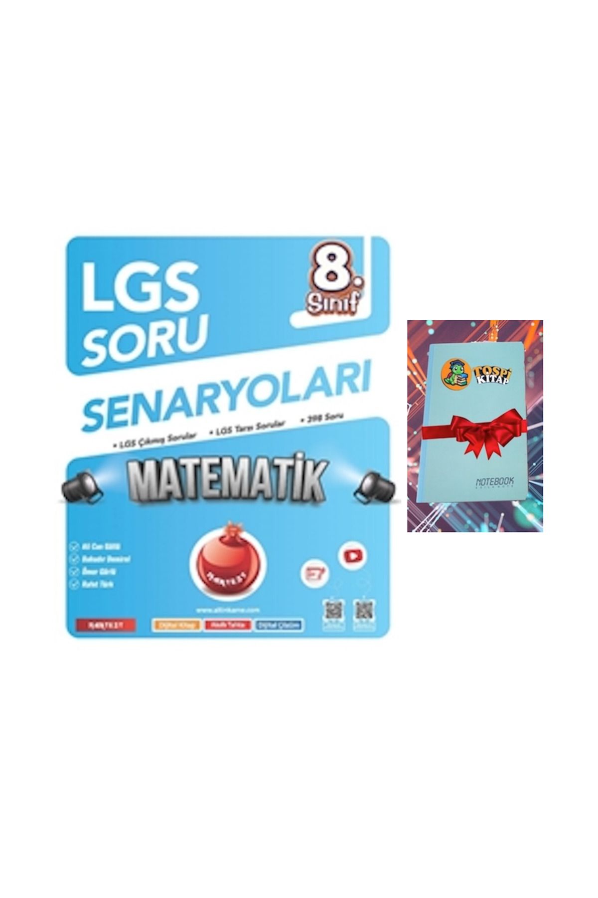 Nartest Yayınları 8. Sınıf Lgs Soru Senaryoları MATEMATİK ( NOT DEFTERİ HEDİYE)