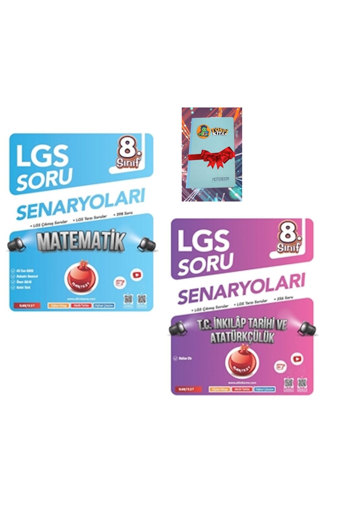 Nartest Yayınları 8. Sınıf Lgs Soru Senaryoları MATEMATİK + İİNKILAP TARİHİ ( NOT DEFTERİ HEDİYE)