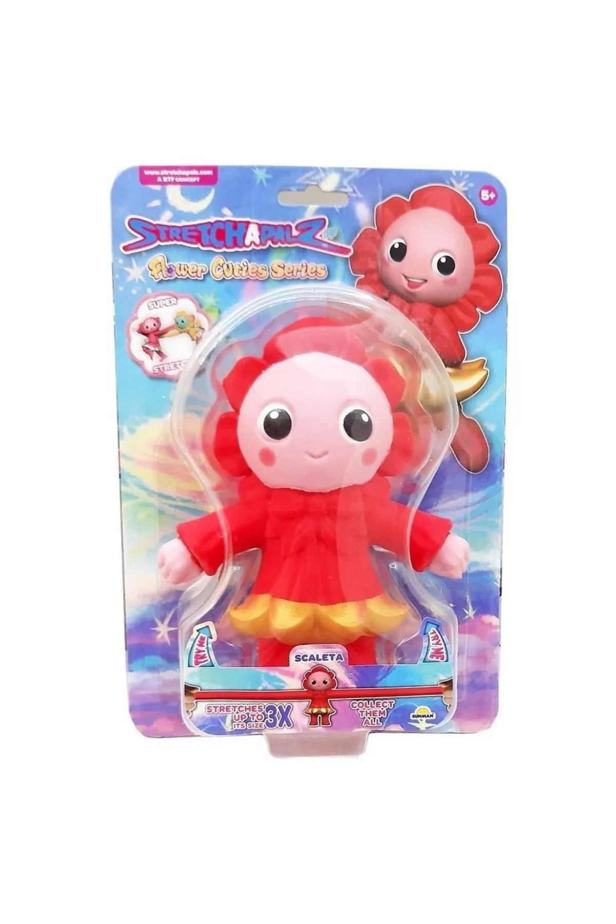 Muhcu Home Süper Esnek Eğlenceli Çiçek Suratlı Esneyen Figür Oyunca 14 cm