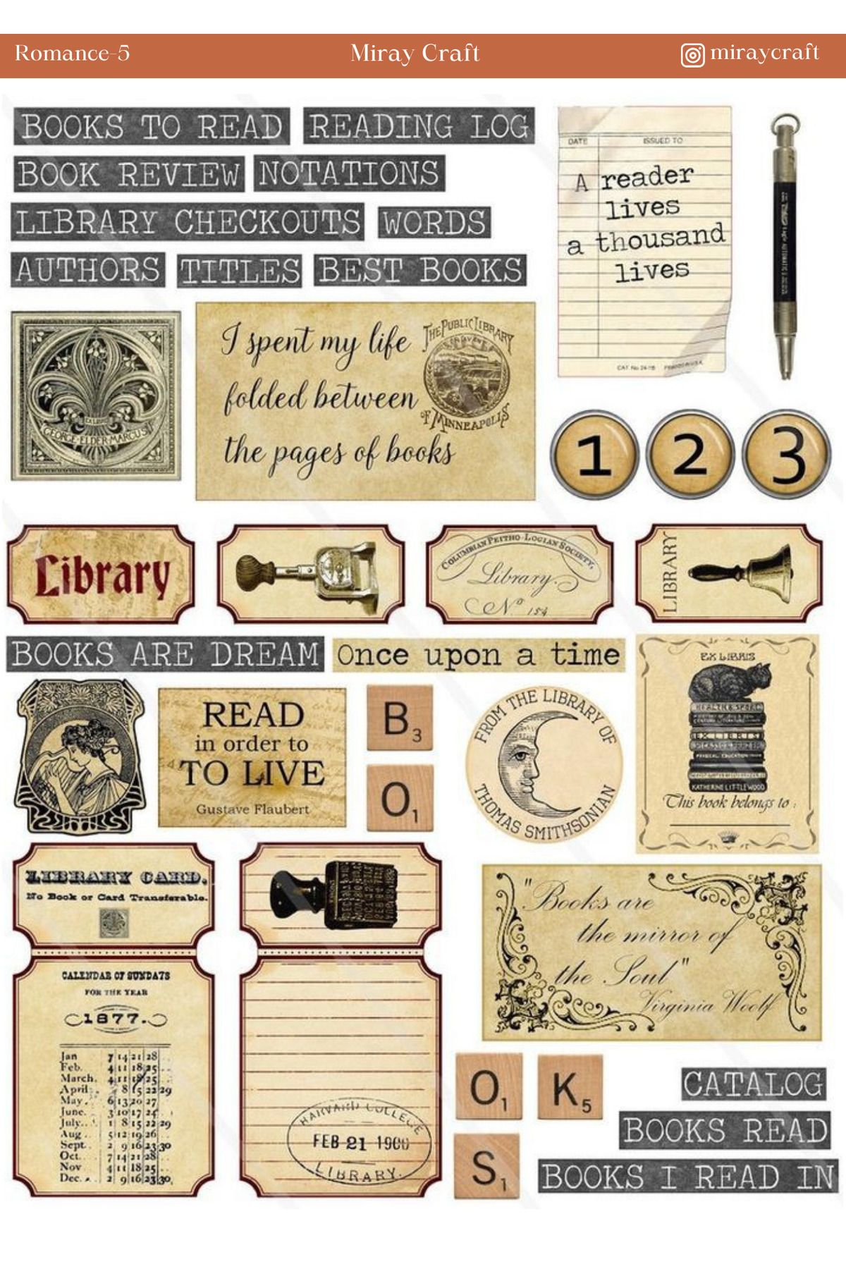 MirayDesign 1 Adet Aşk Notları Temalı Sticker (12x17 cm) Bullet Journal, Scrapbook, Ajanda ve Planlayıcı İçin
