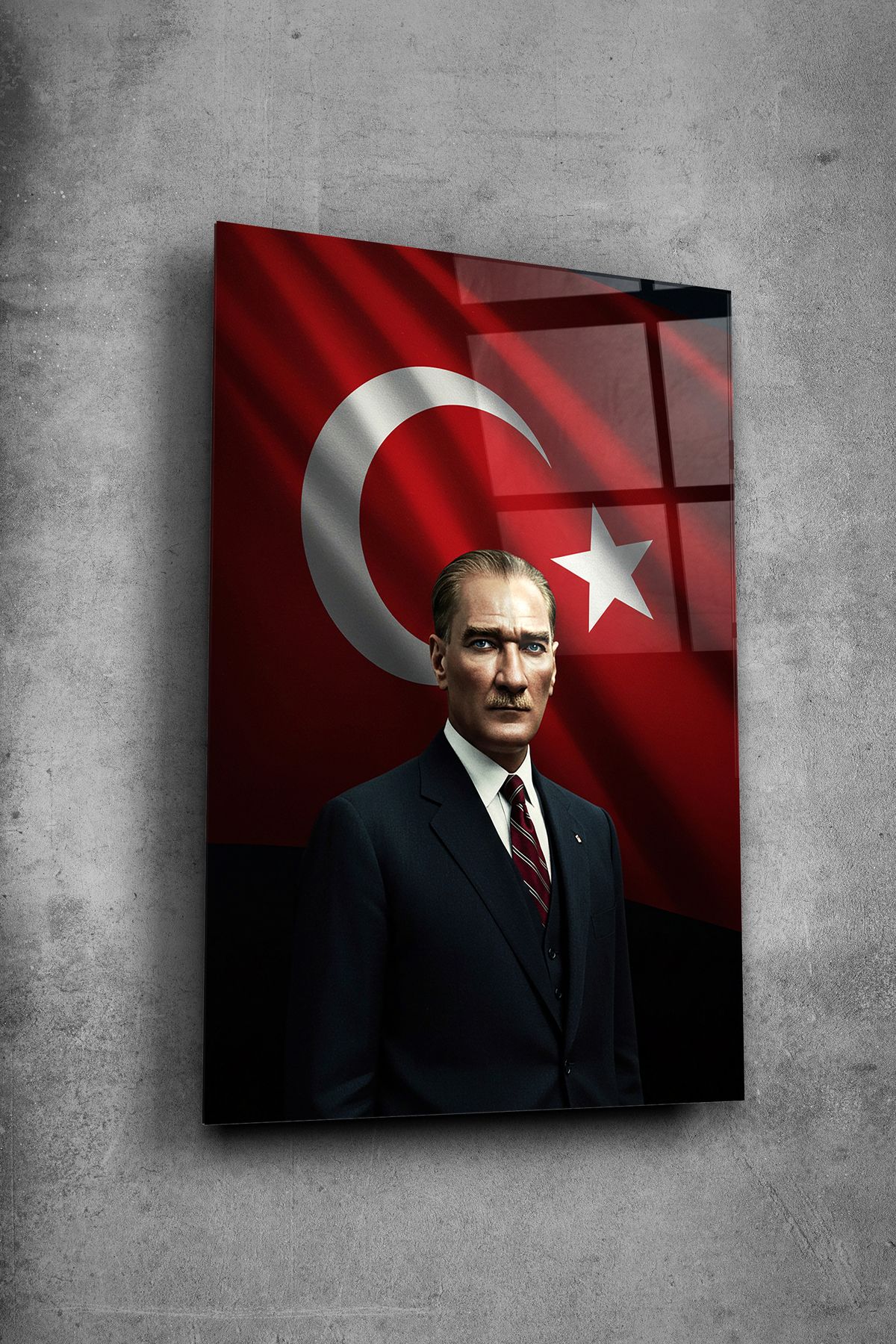 Alcor Atatürk Cam Tablo