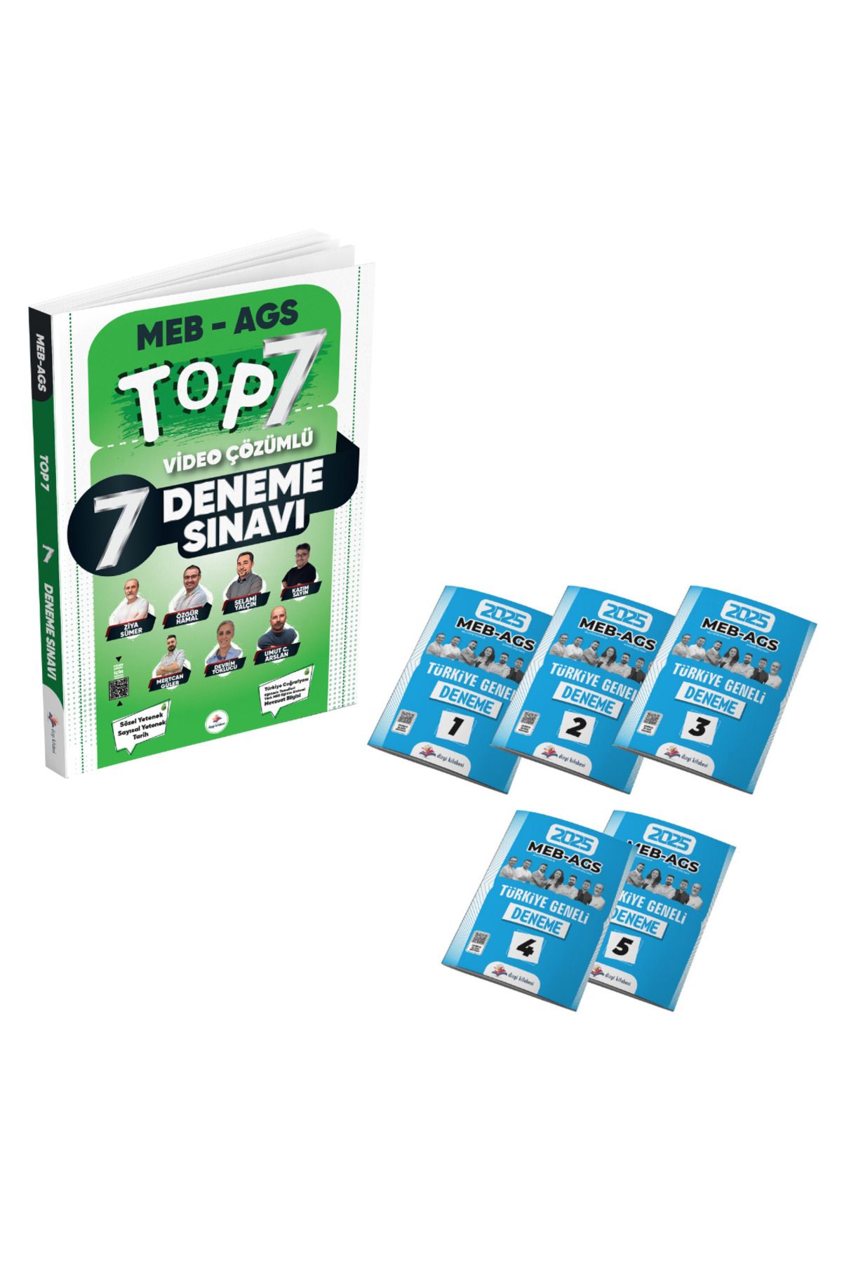 Dizgi Kitap Meb Ags TOP 7 Tamamı Video Çözümlü 7 Deneme ve Türkiye Geneli Tamamı PDF Çözümlü 5 Deneme Seti
