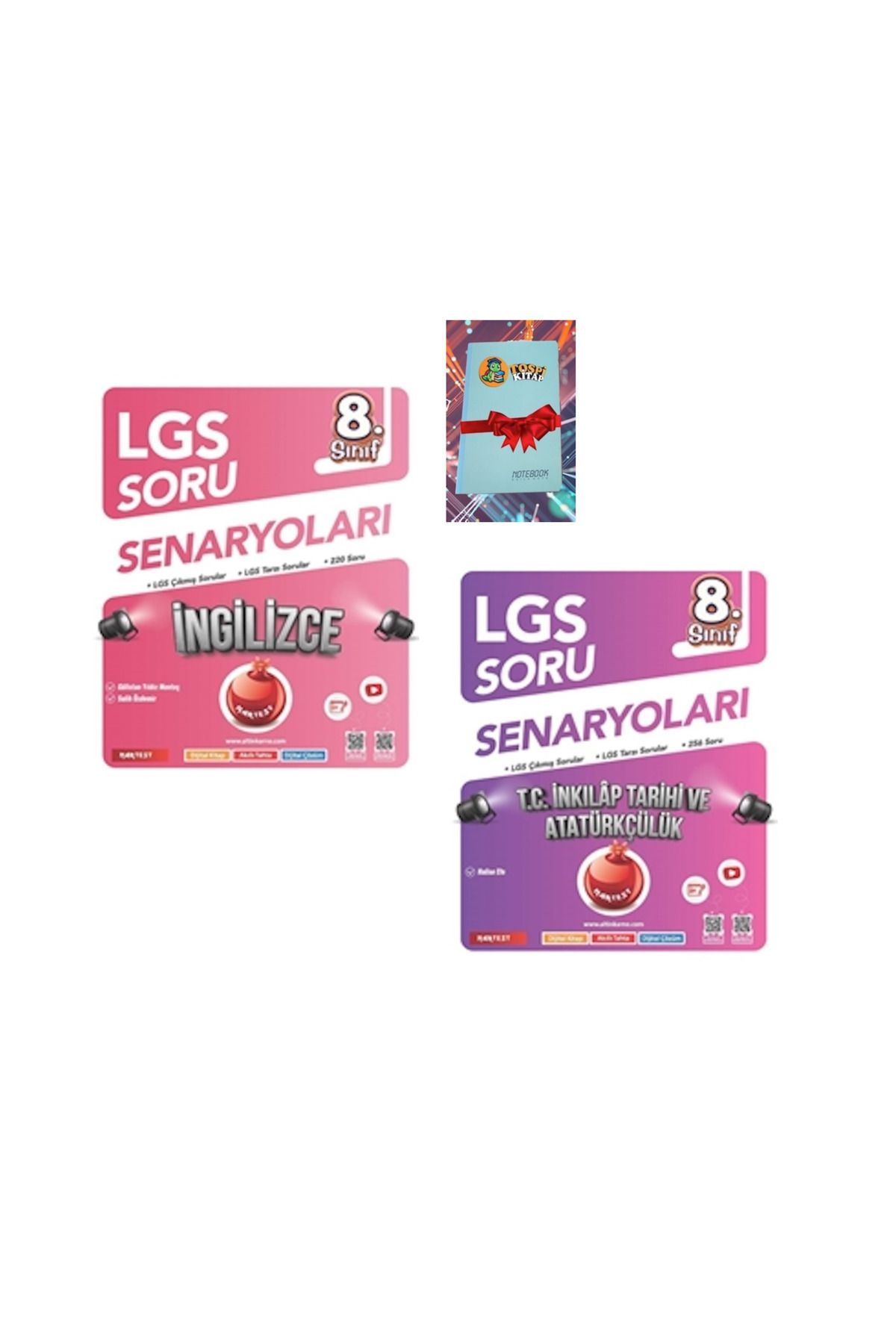 Nartest Yayınları 8. Sınıf Lgs Soru Senaryoları İNGİLİZCE + İNKILAP TARİHİ ( NOT DEFTERİ HEDİYE)
