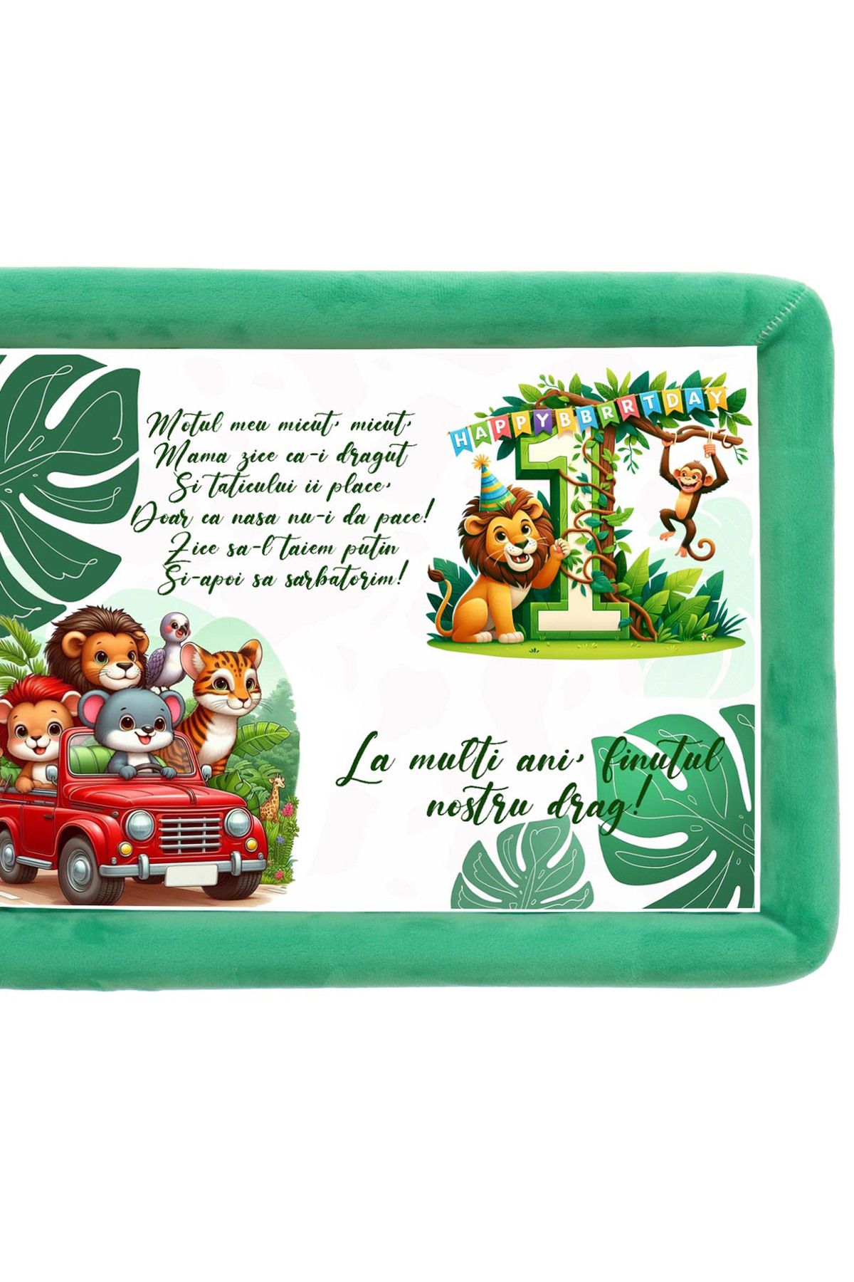 Recostore-Tava mot baiat, aniversare 1 an, model jungla safari, REC5011/22 2
