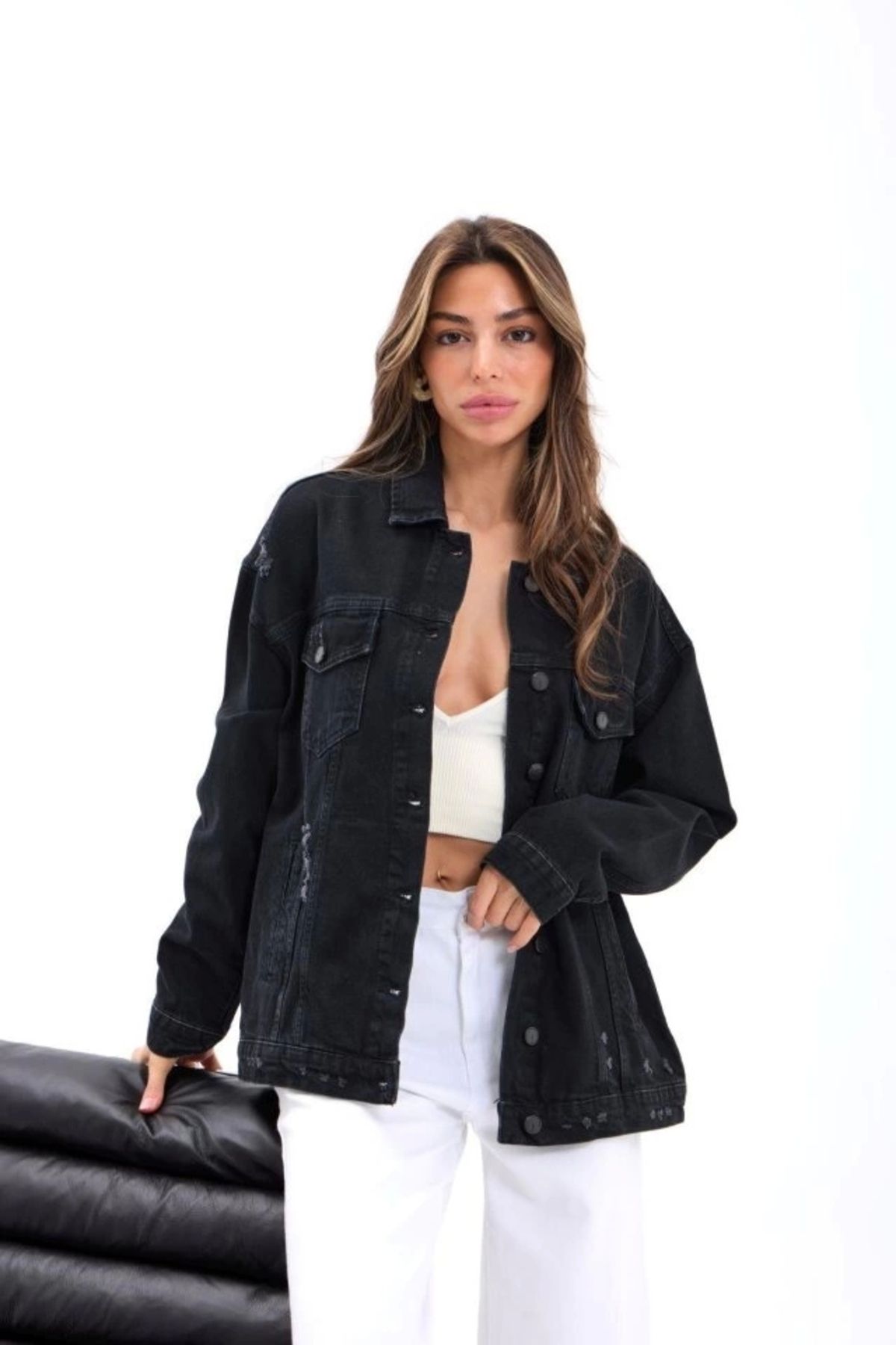Butik 4929 KOT CEKET-SİYAH