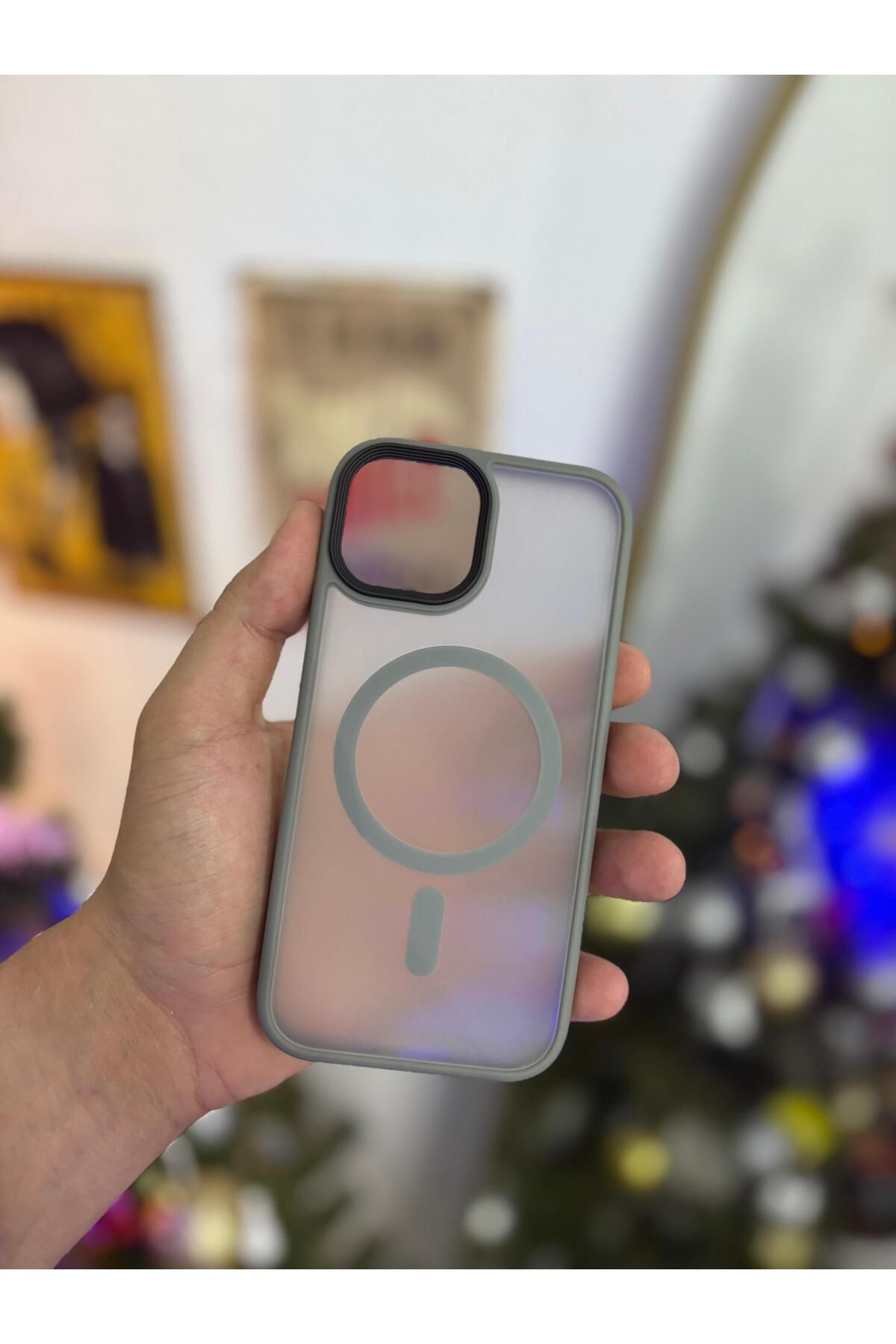 Kilif365 iPhone 16 Pro Max MagSafe Uyumlu Şeffaf Görünümlü Şık Telefon Kılıfı
