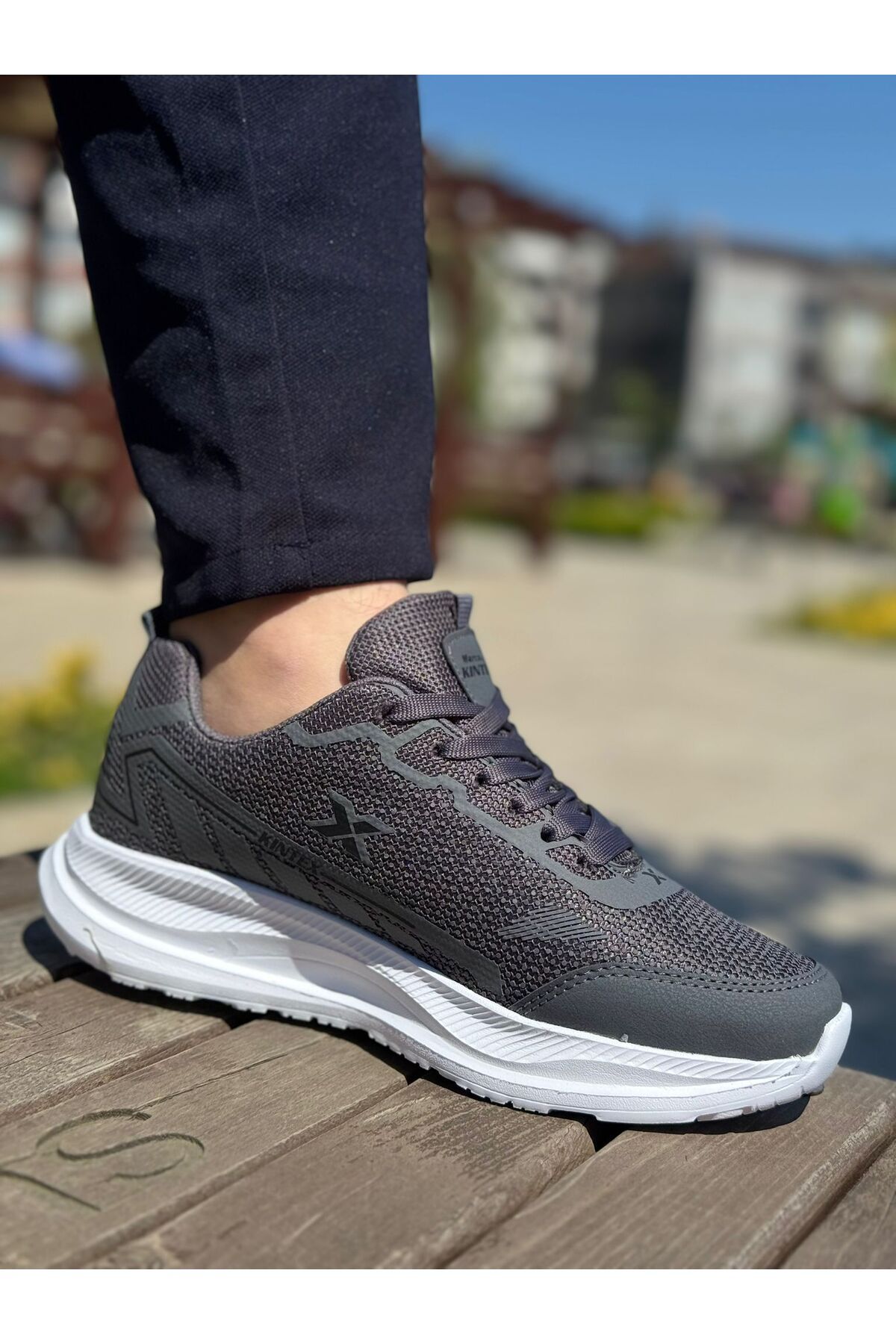 livs Sneaker Spor Ayakkabı - Balon Taban Triko Ortopedik Ayakkabı