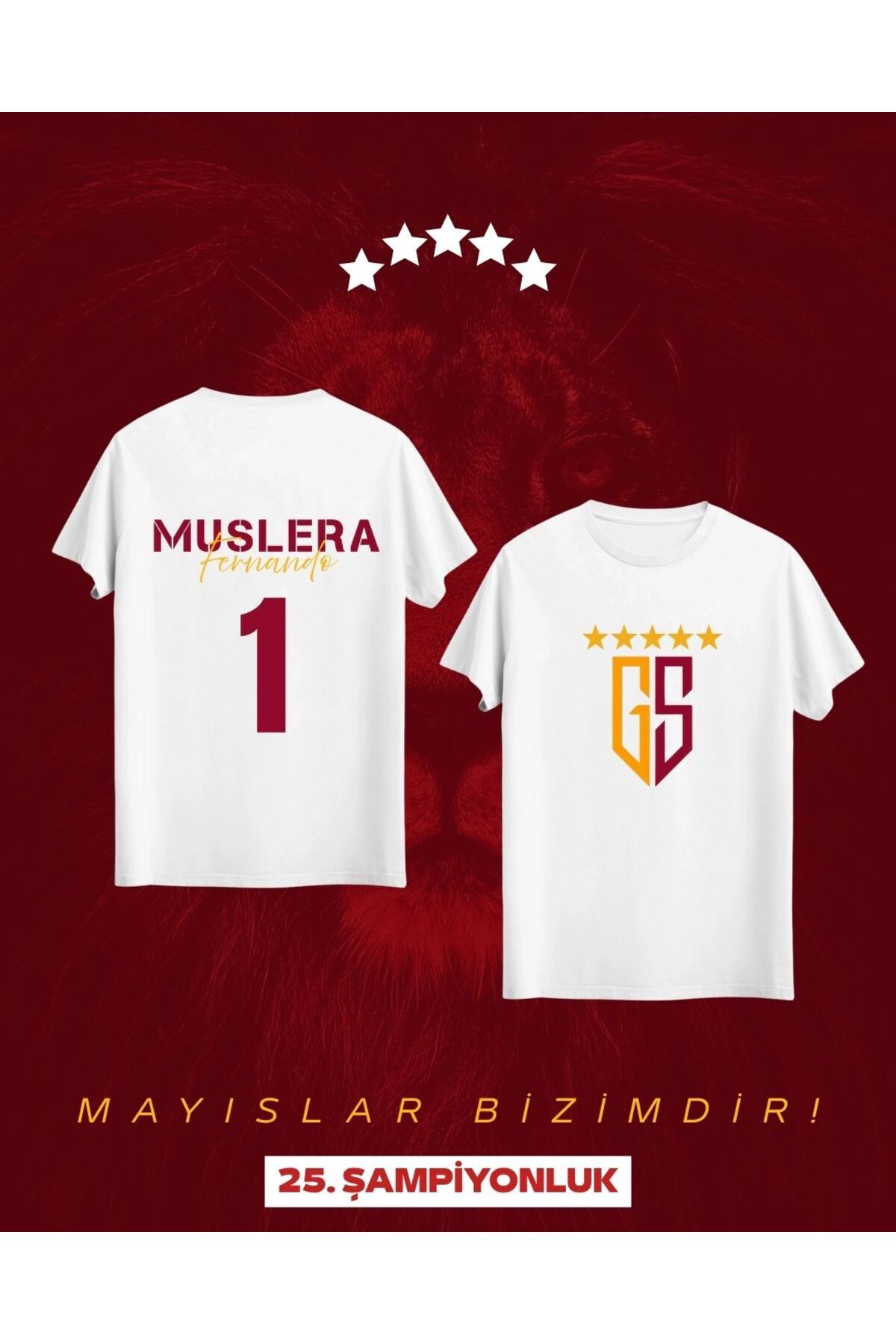Qool Collection Galatasaray Fernando Muslera No:1 Tişört – Özel Koleksiyon