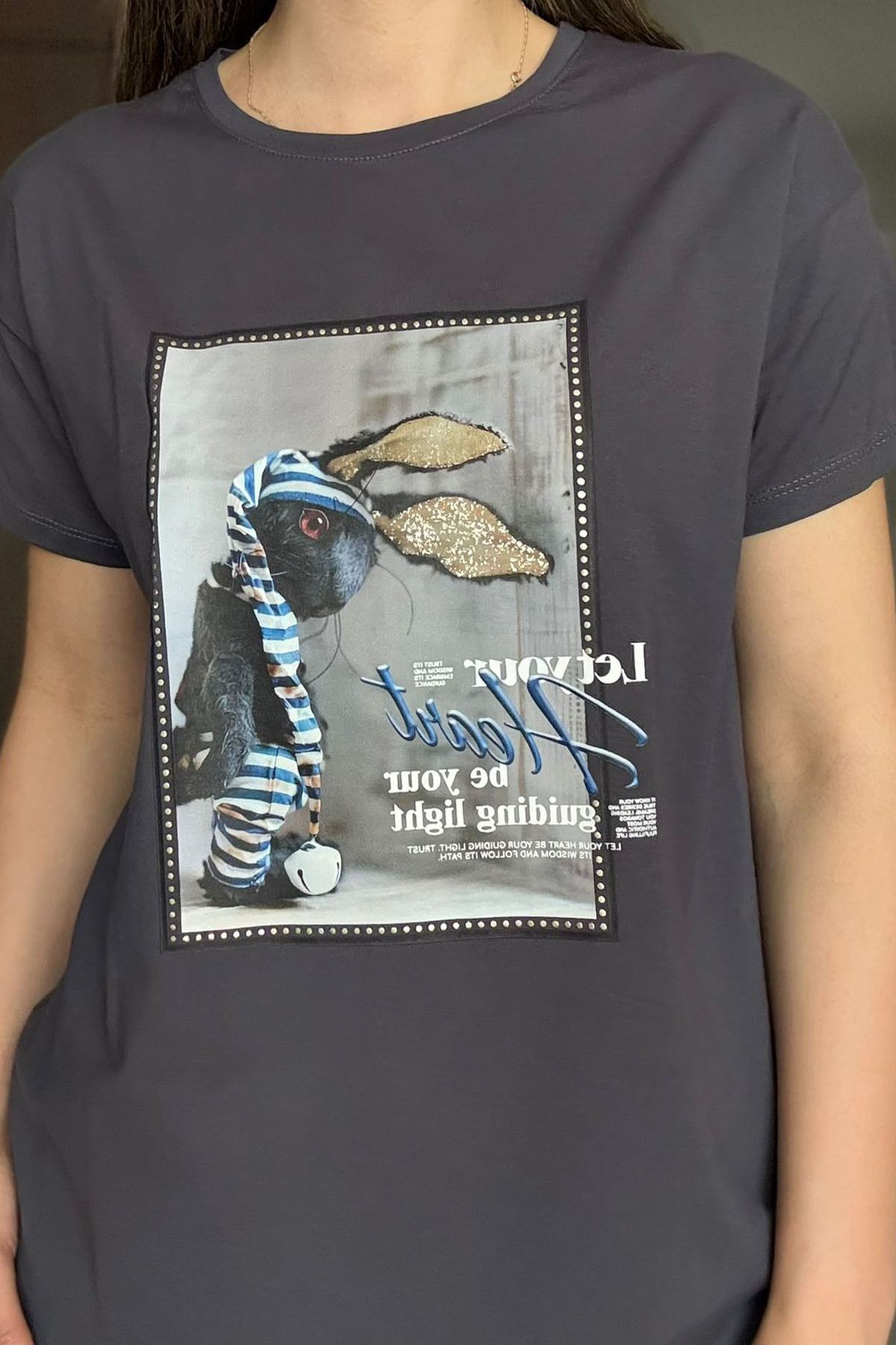 moryconcept Tişört Baskılı Basic T-Shirt 1.sınıf Kalite