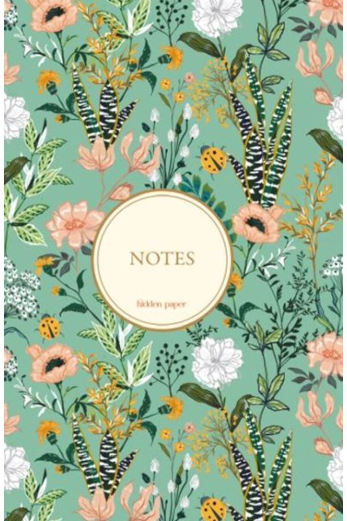 Hidden Bez Ciltli Çizgisiz Defter 10