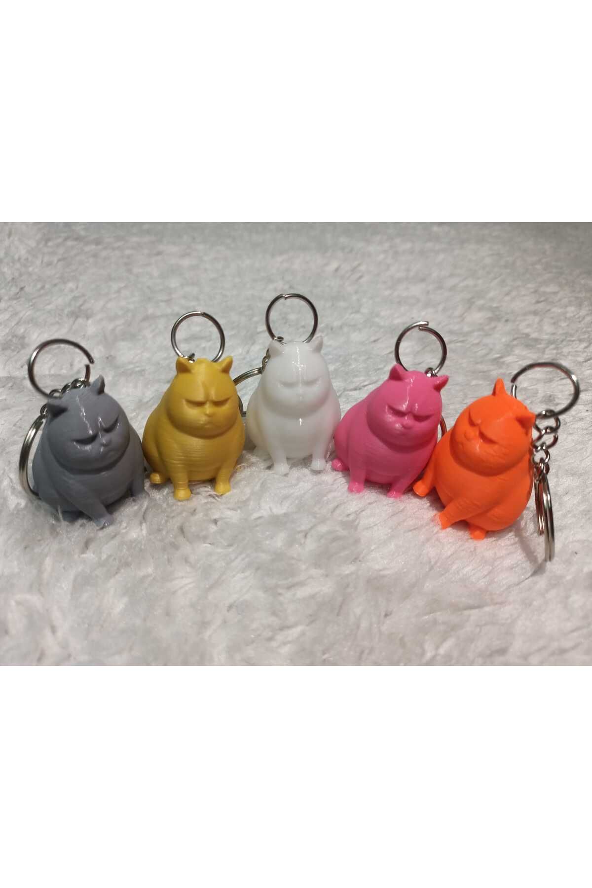 ARGÜN CRAFT Sinirli Kedi Figürlü Anahtarlık