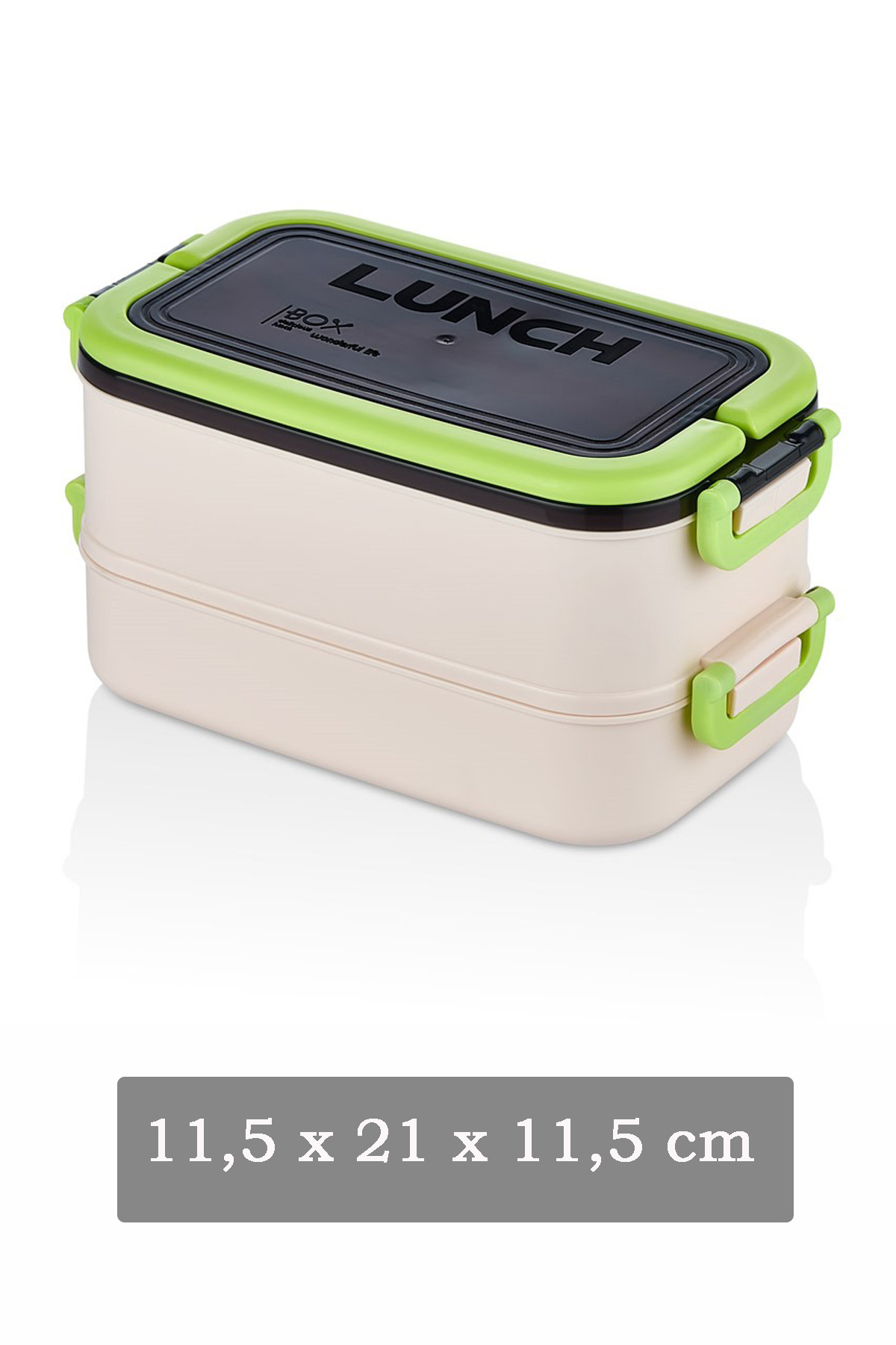 M&L LUNCH BOX-2 Layer Portable Food Container Lunch Box Diet Nutrition Box Storage Container Feeding Bowl with Fork and Spoon 2