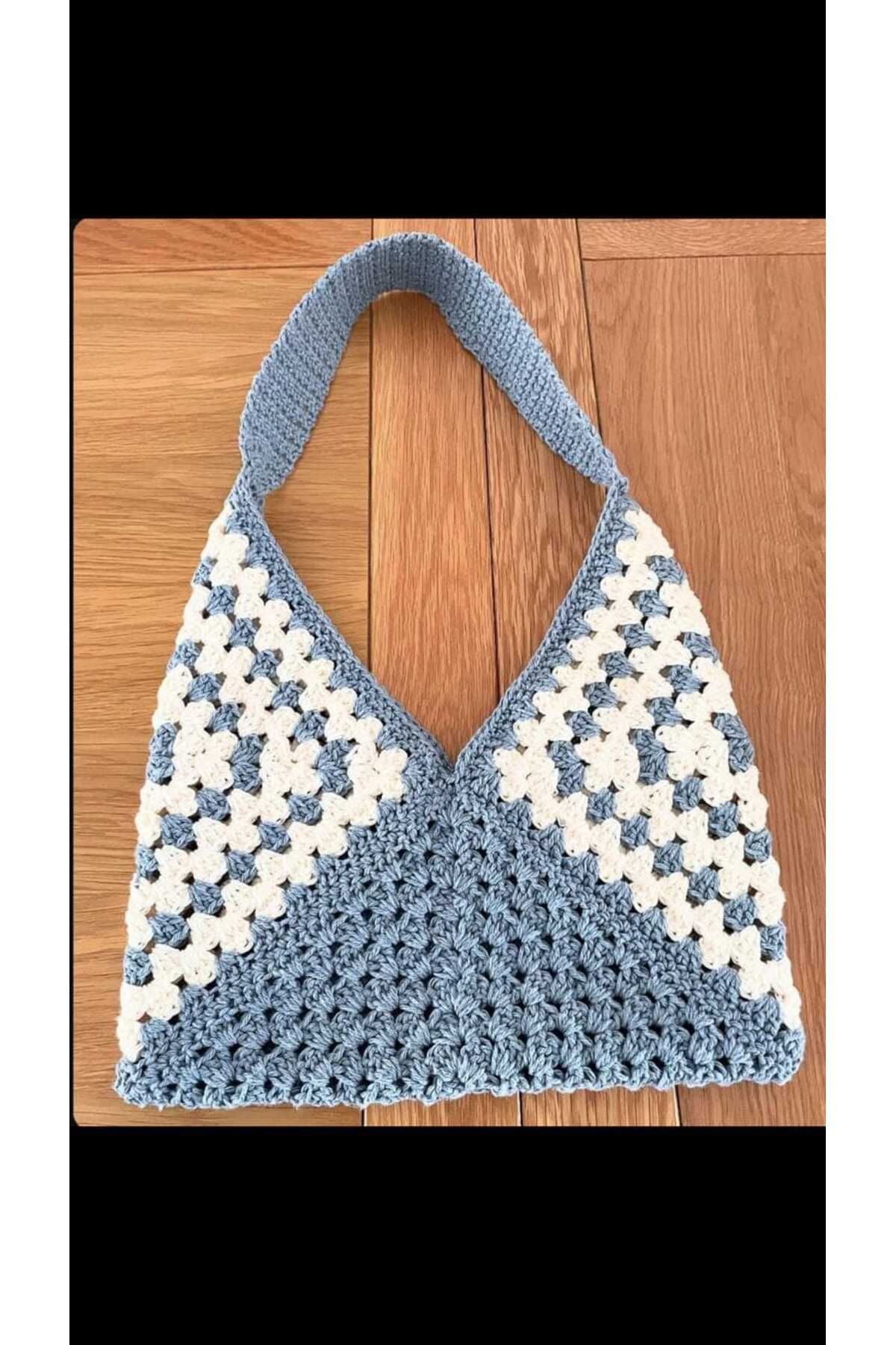 MUBE COTTON ÇİÇEK DETAYLI EL ÖRGÜSÜ