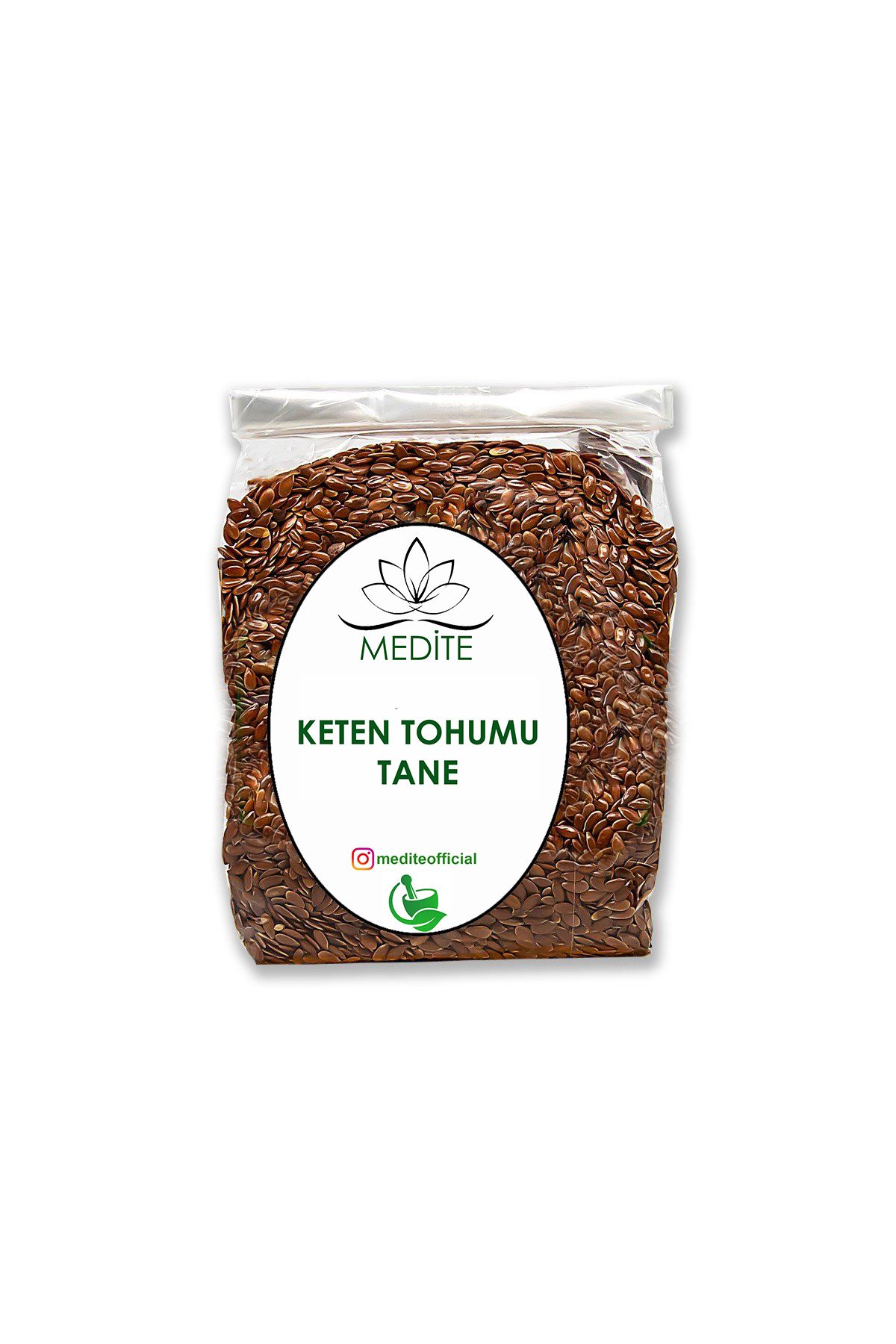 Medite Doğal Keten Tohumu Tane (Linum usitatissimum) Yeni Hasat 200 gr