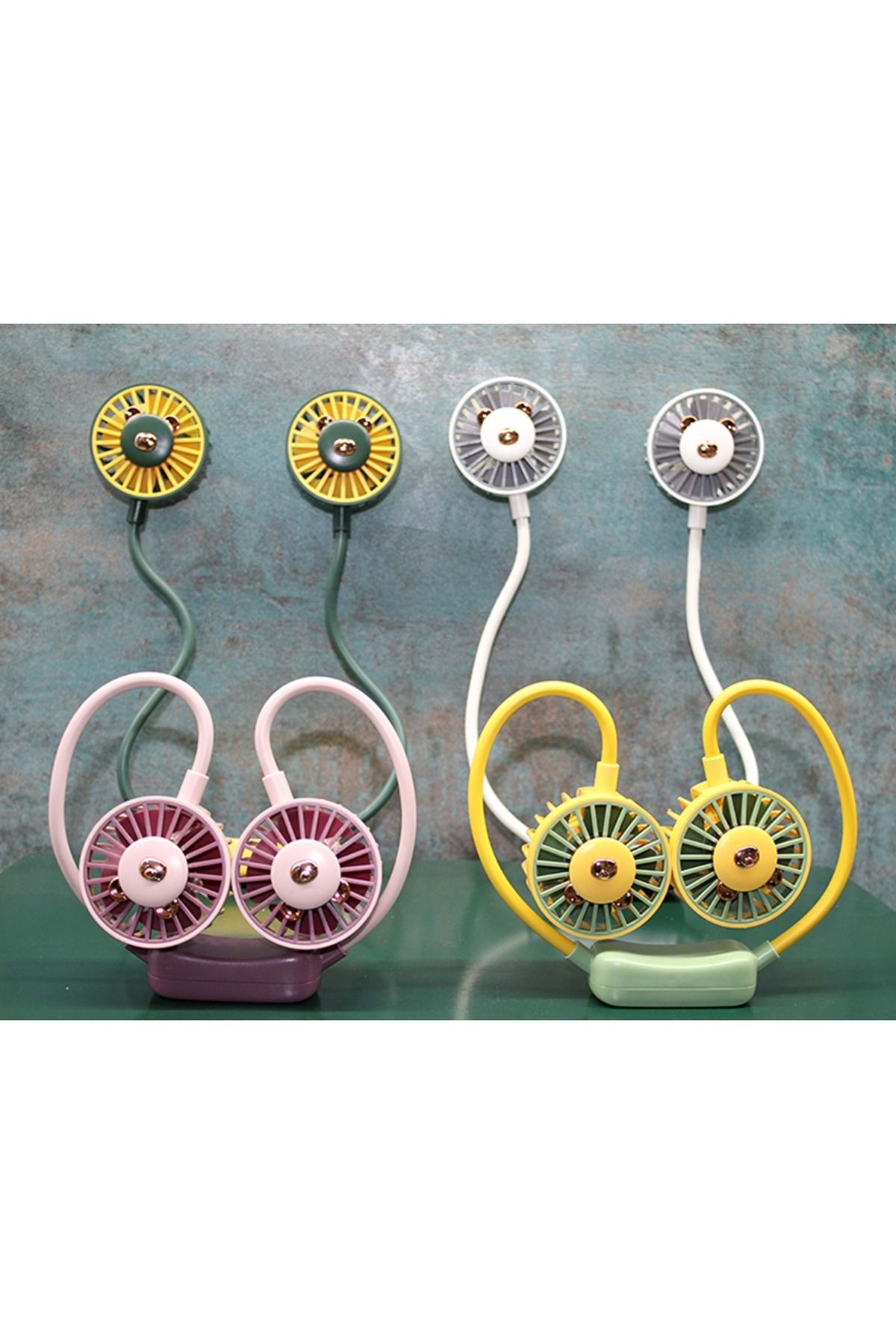 Store Kuromi Şarjlı Boyun Fanı – 2 Kademeli | Taşınabilir Sessiz Mini Vantilatör Model 1