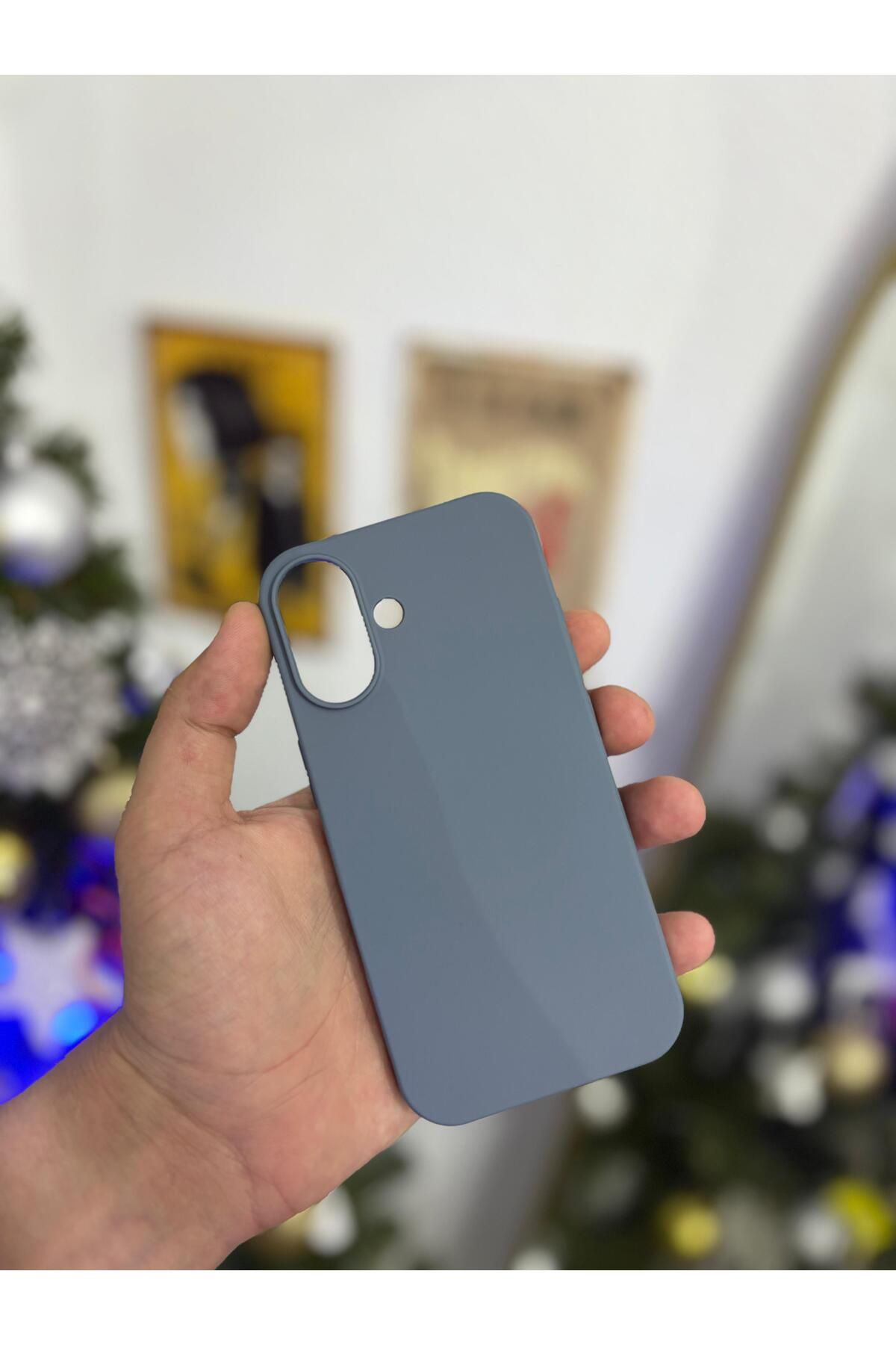 Kilif365 iPhone Uyumlu 16 Kadife İç Astarlı Lansman Serisi Şık Telefon Kılıfı