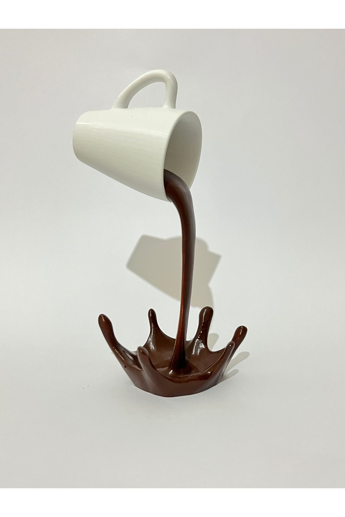 Yuflin Design Dekoratif Dökülen Kahve Figürü - Kahve Köşesi - Coffee Corner 22cm
